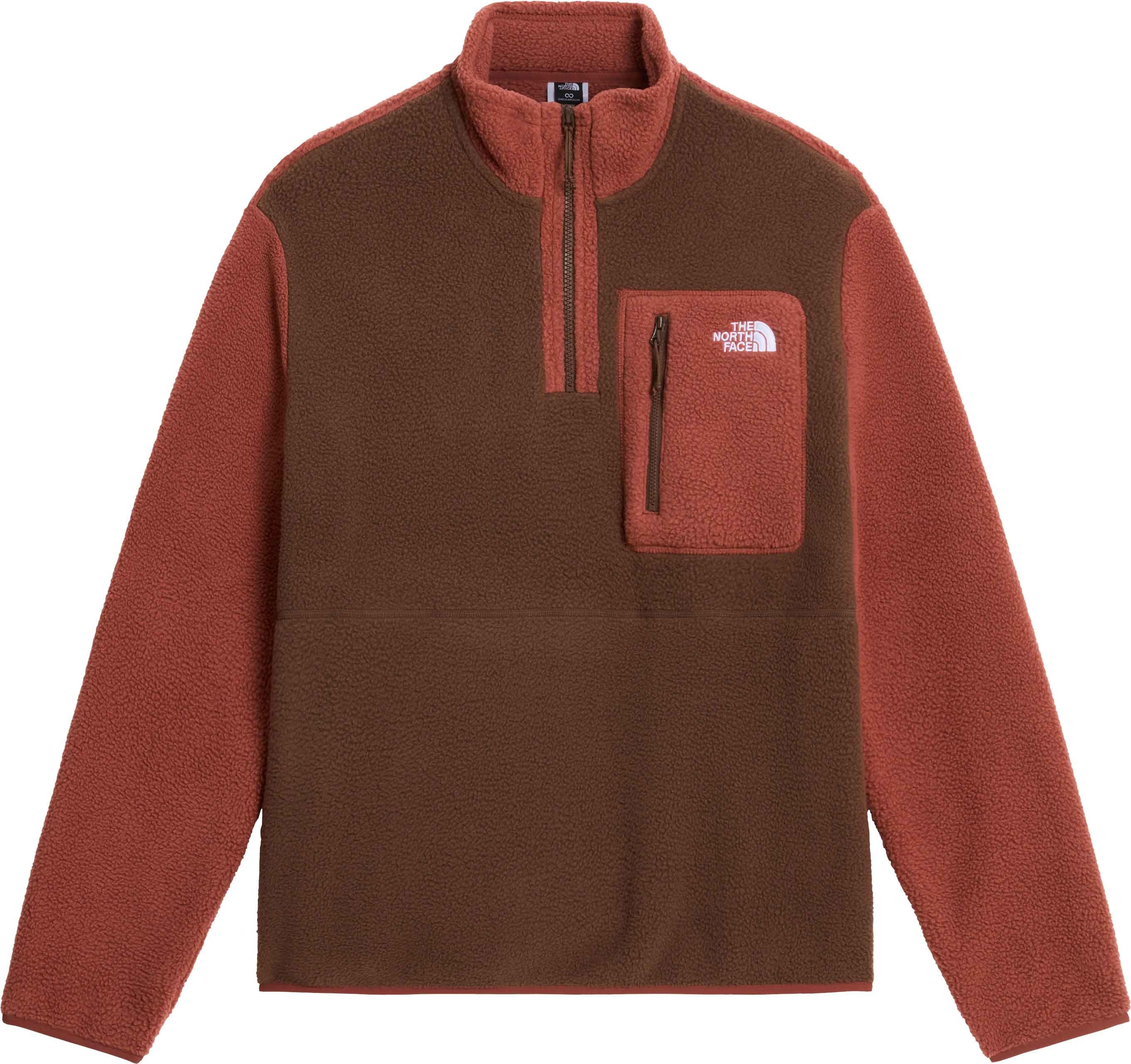 M Yumiori 1/4 Zip Smokey Brown Copper + The North Face