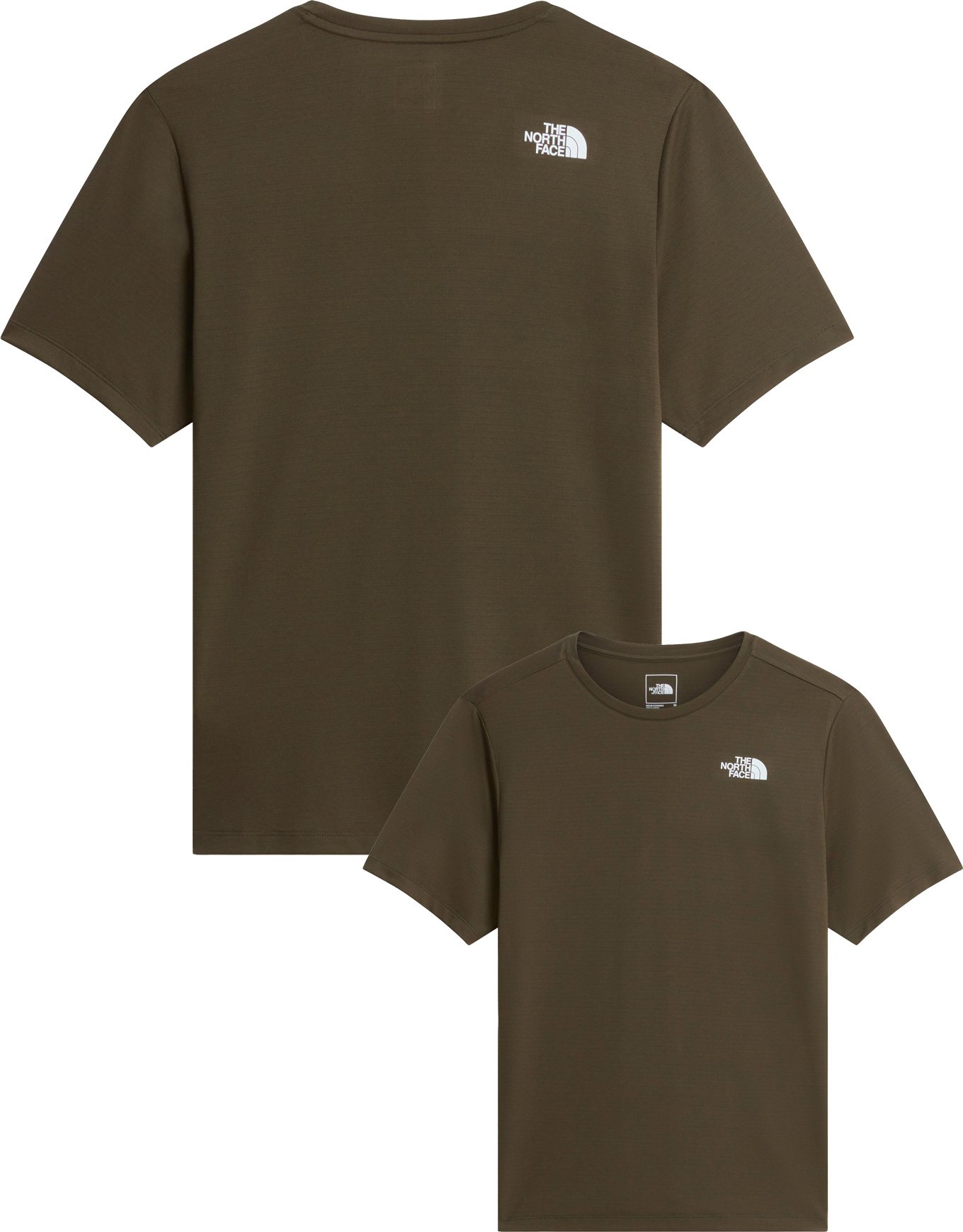 M 24/7 S/S Tee Reg New Taupe Green + The North Face
