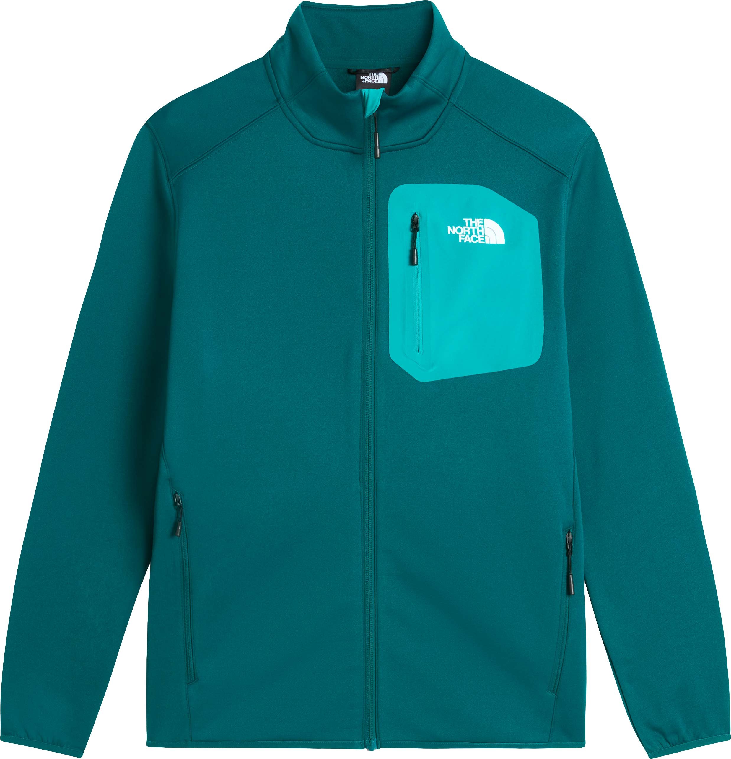 M Crest Full Zip Jacket Pacific Teal TNF Black + The North Face
