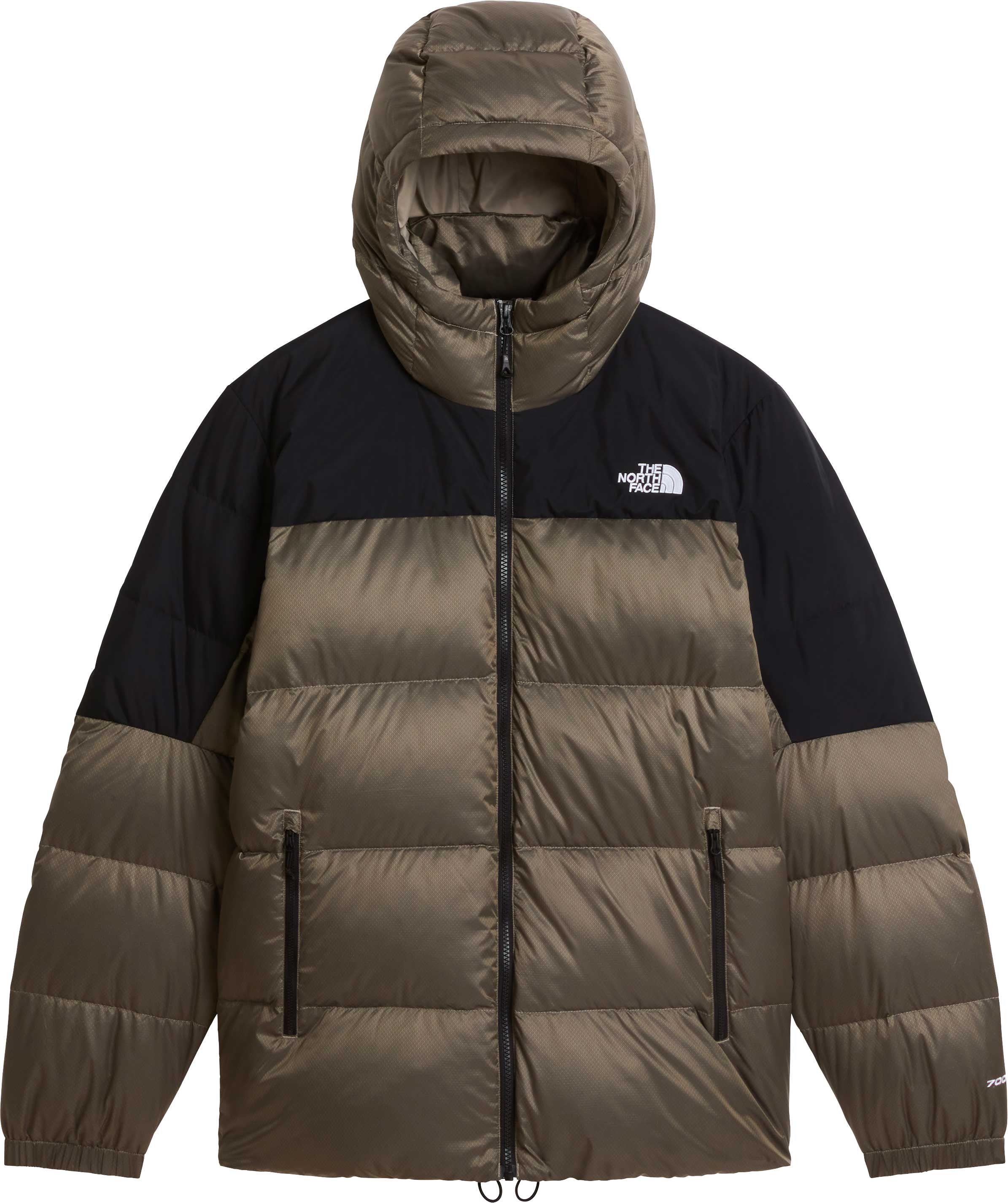M Diablo Down 2.0 Hoodie Stone Slab Black Heather + The North Face