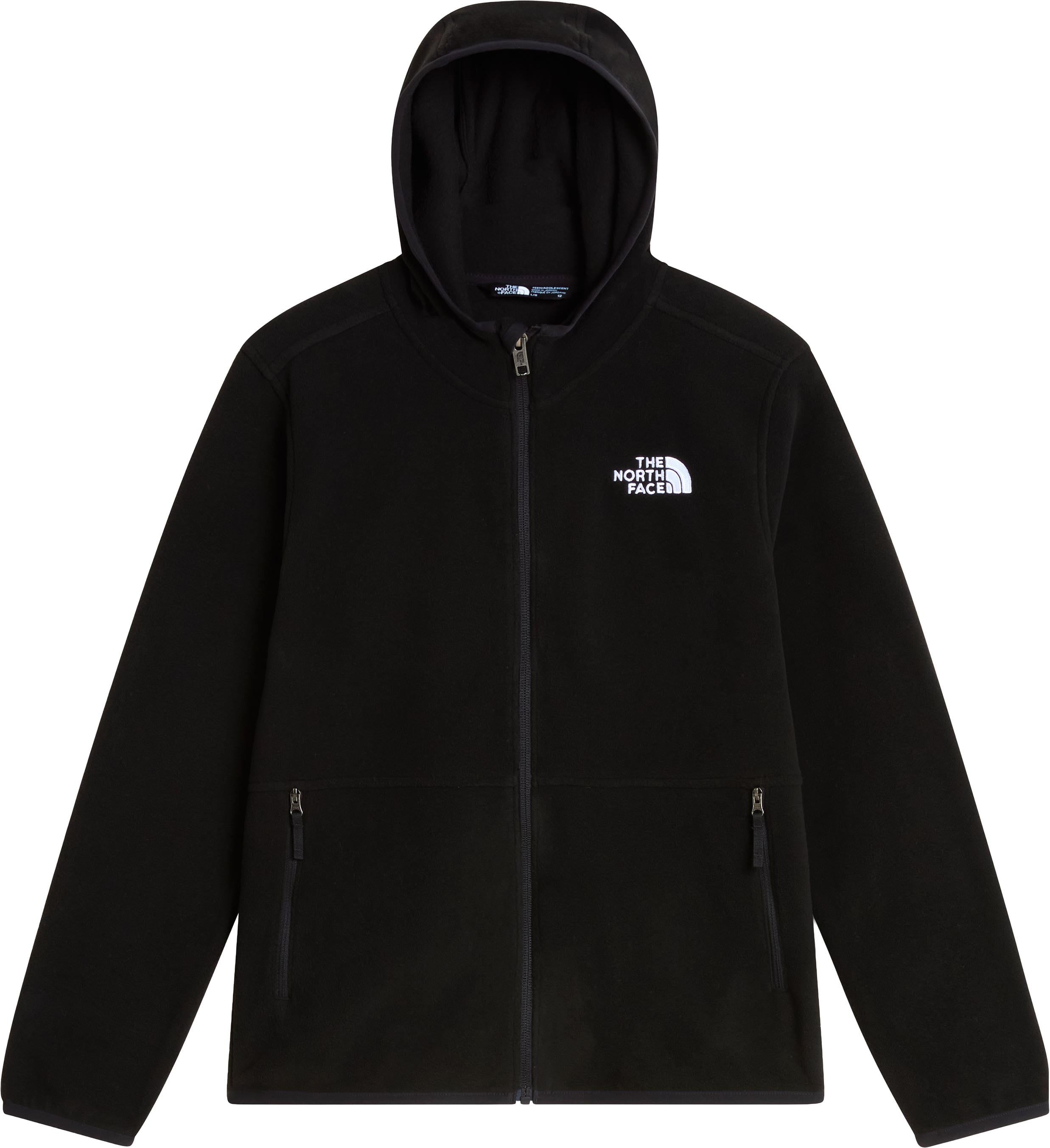 Teen Glacier FZ Hoodie TNF Black + The North Face