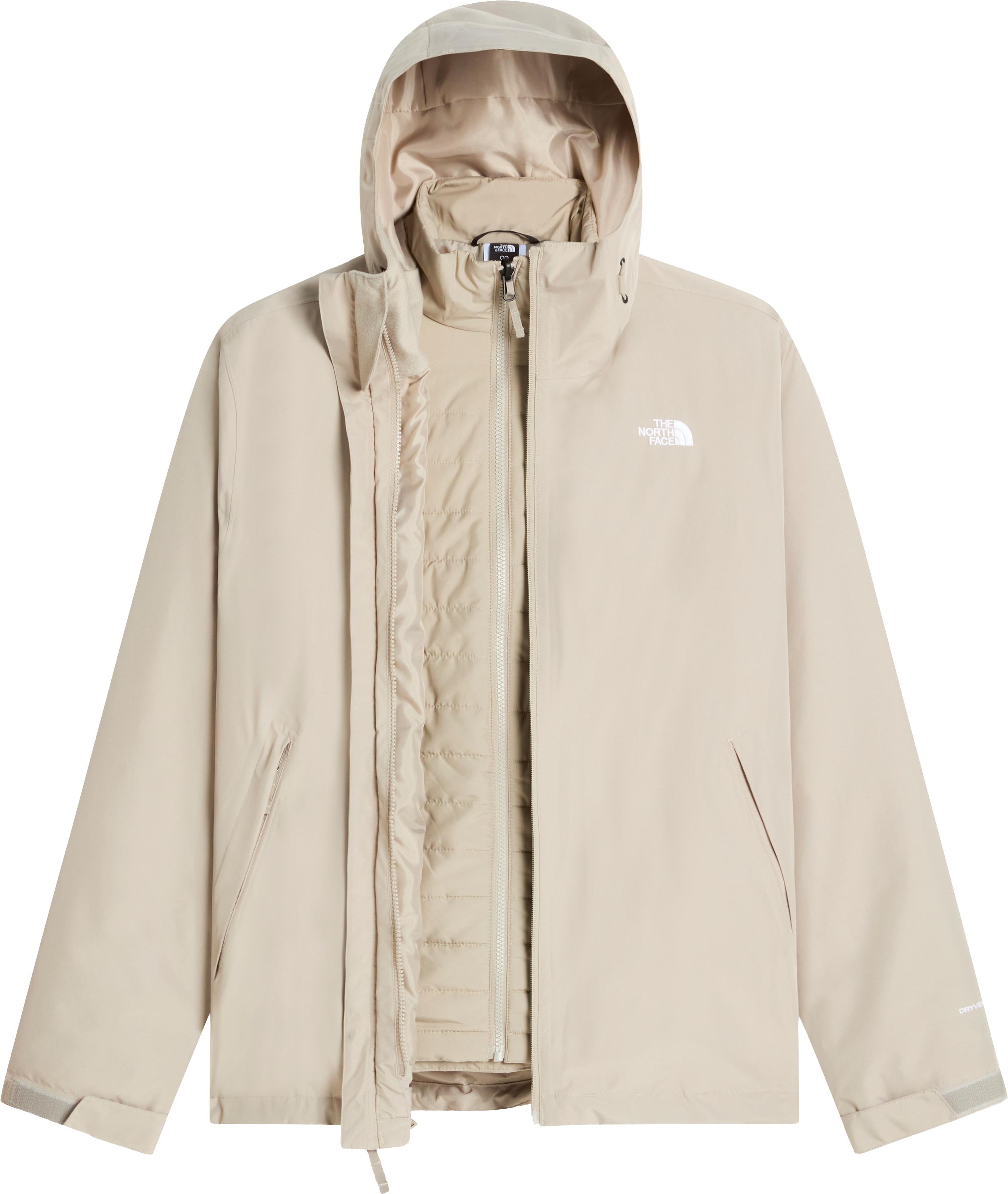 M Carto Mono Triclimate Hooded Jacket Stone Slab + The North Face