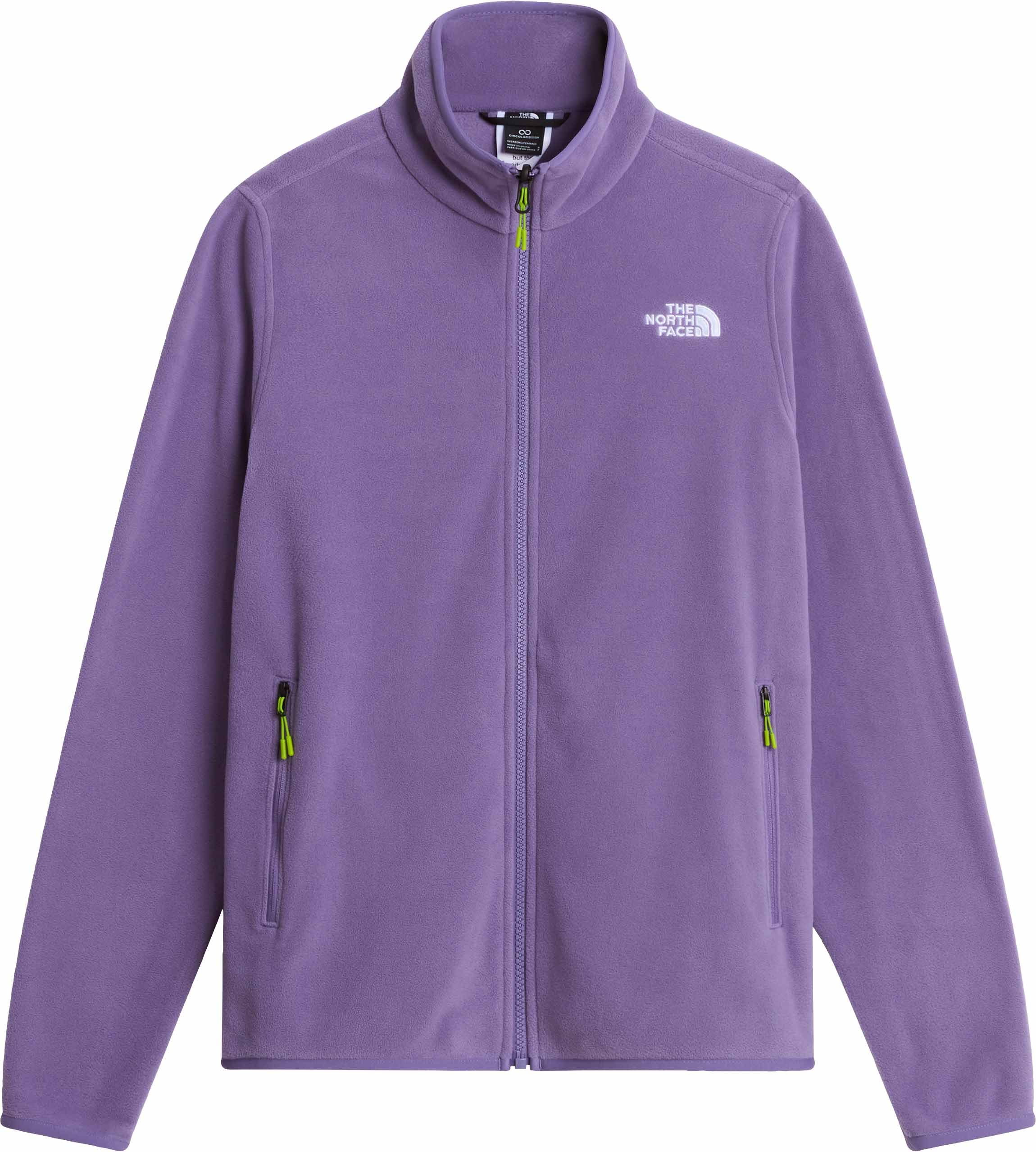 W Glacier Fleece Jacket Grounded Plum + The North Face