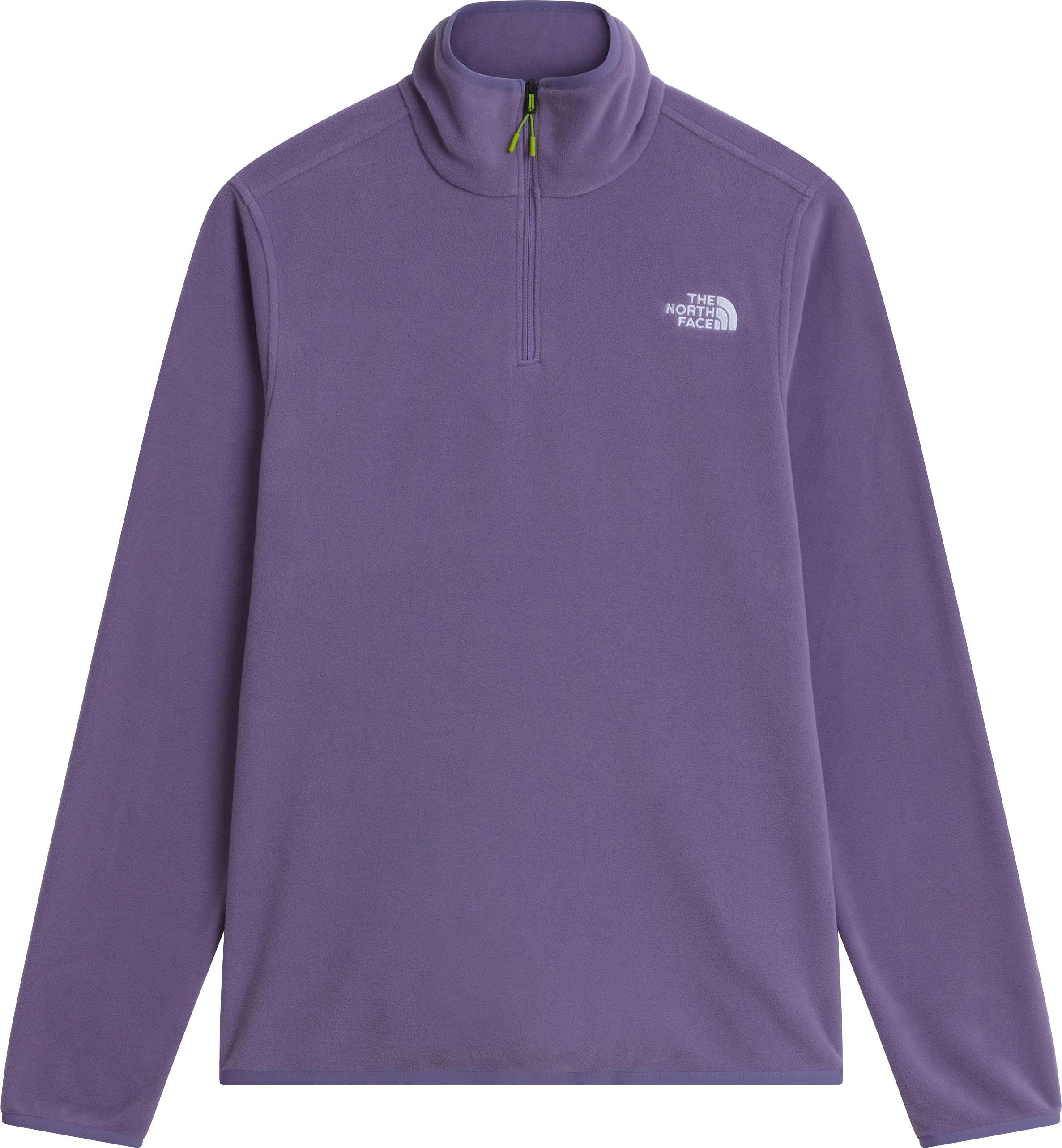 W Glacier Fleece 1/4 Zip Jacket Grounded Plum + The North Face