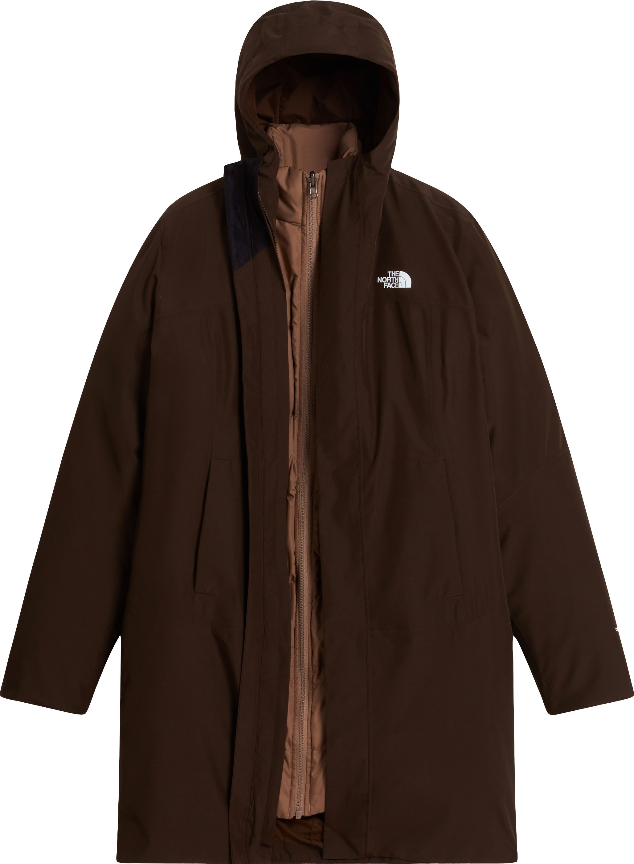 W Suzanne Triclimate 2.0 Dark Chestnut Garnet + The North Face