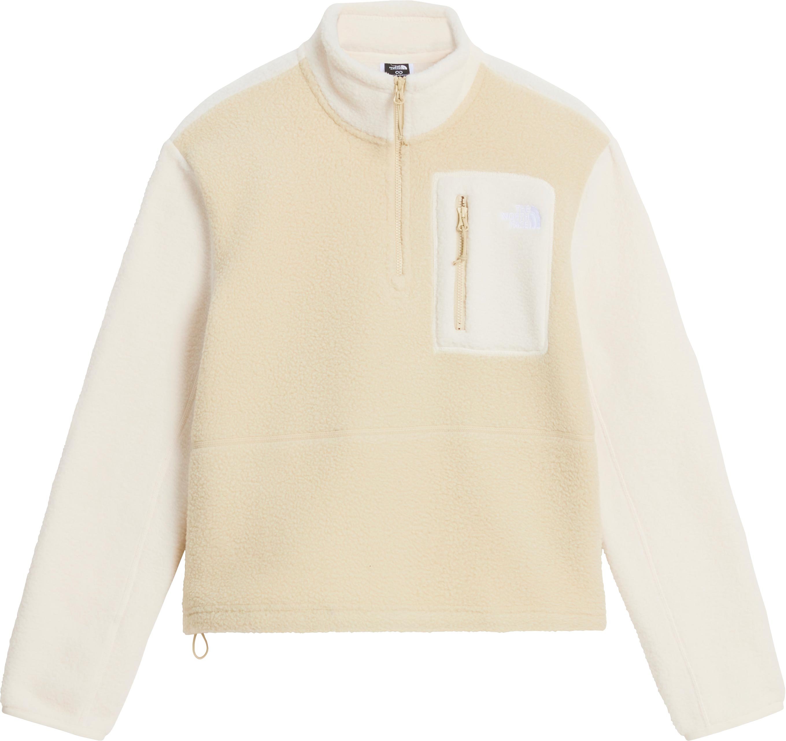 W Yumiori 1/4 Zip Desert Stone White Dune + The North Face