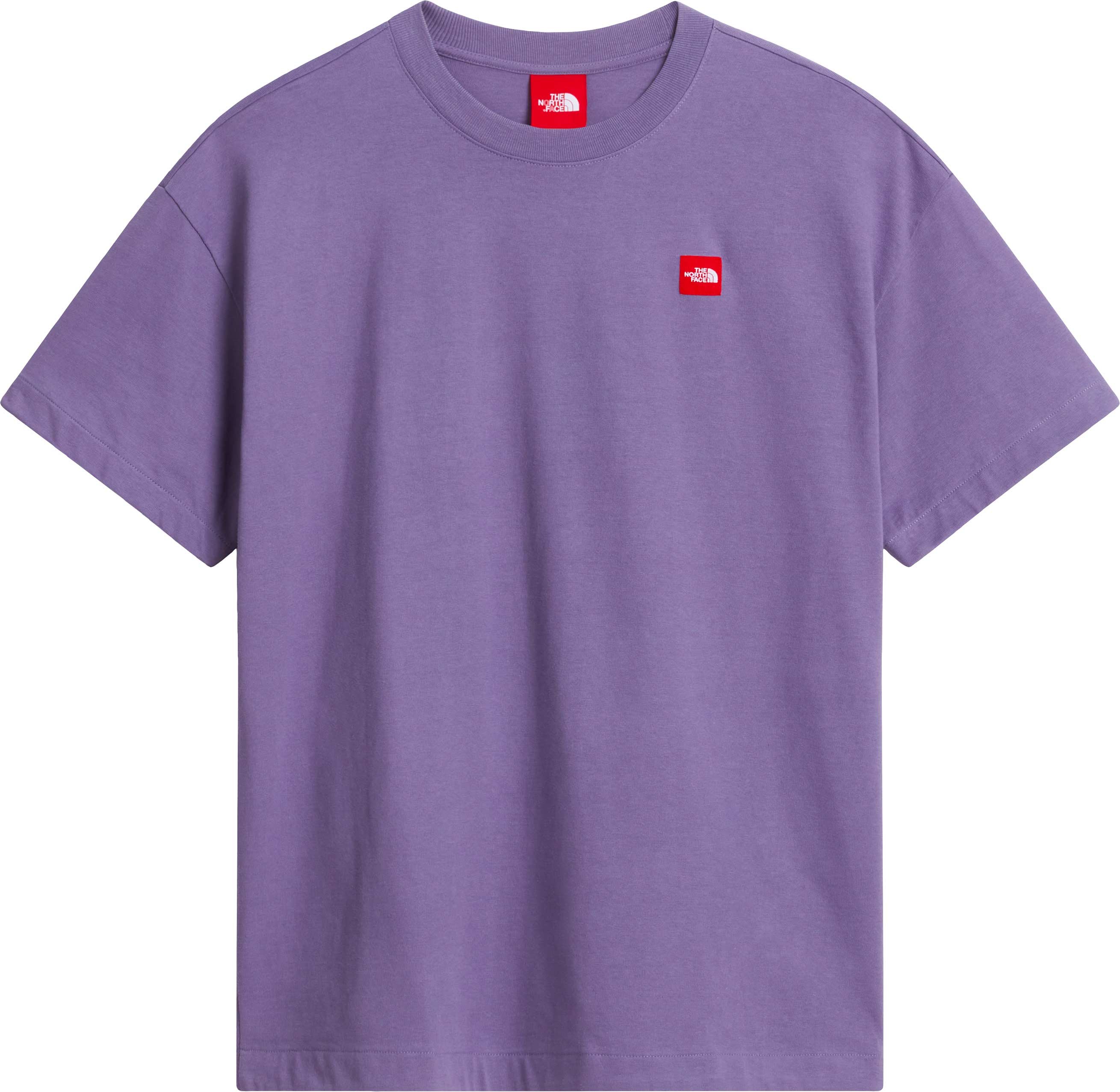 M TNF Red Box S/S Tee Grounded Plum + The North Face