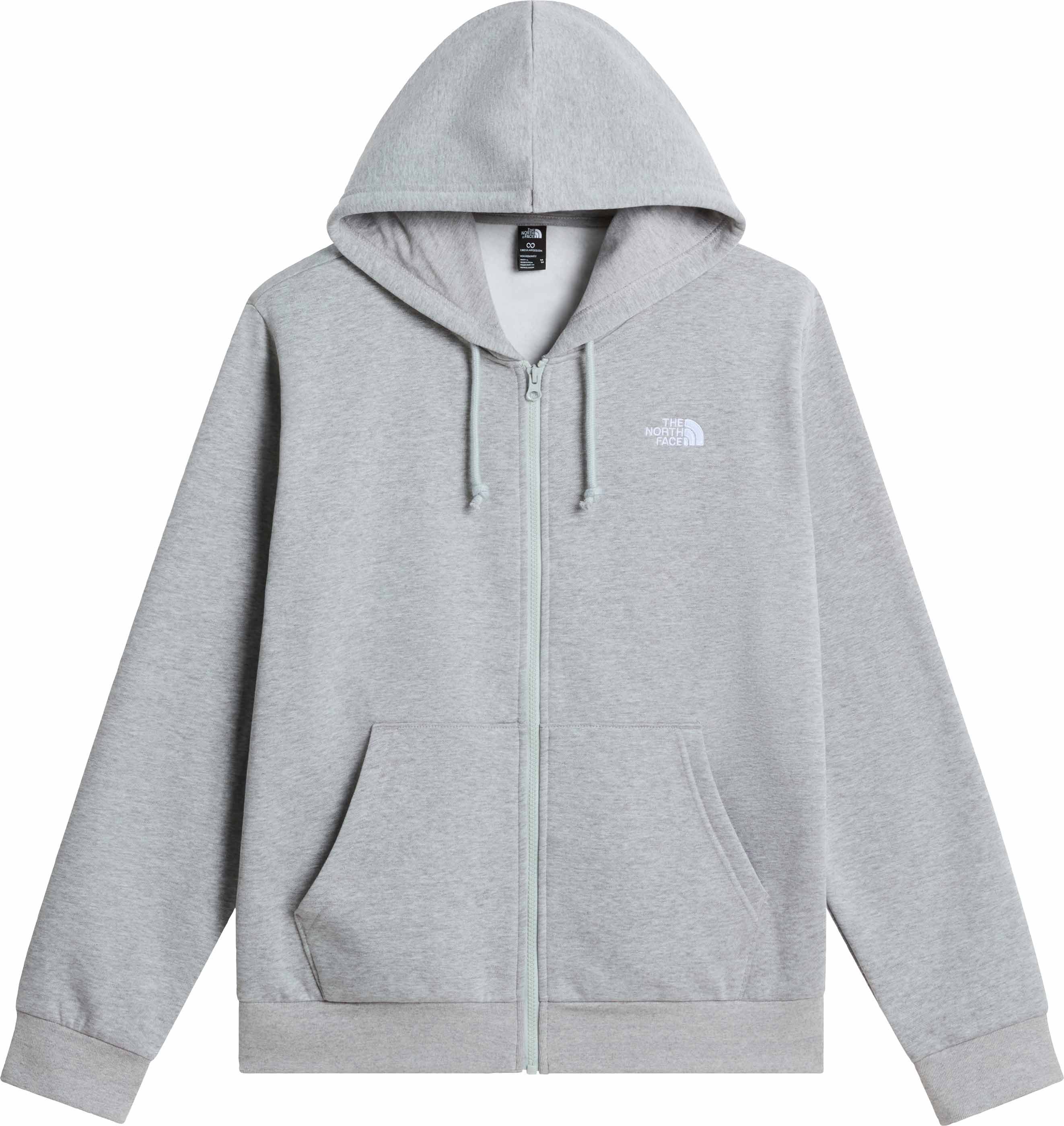 M Evolution Simple Dome Regular Full Zip TNF Pale Grey Heather + The North Face