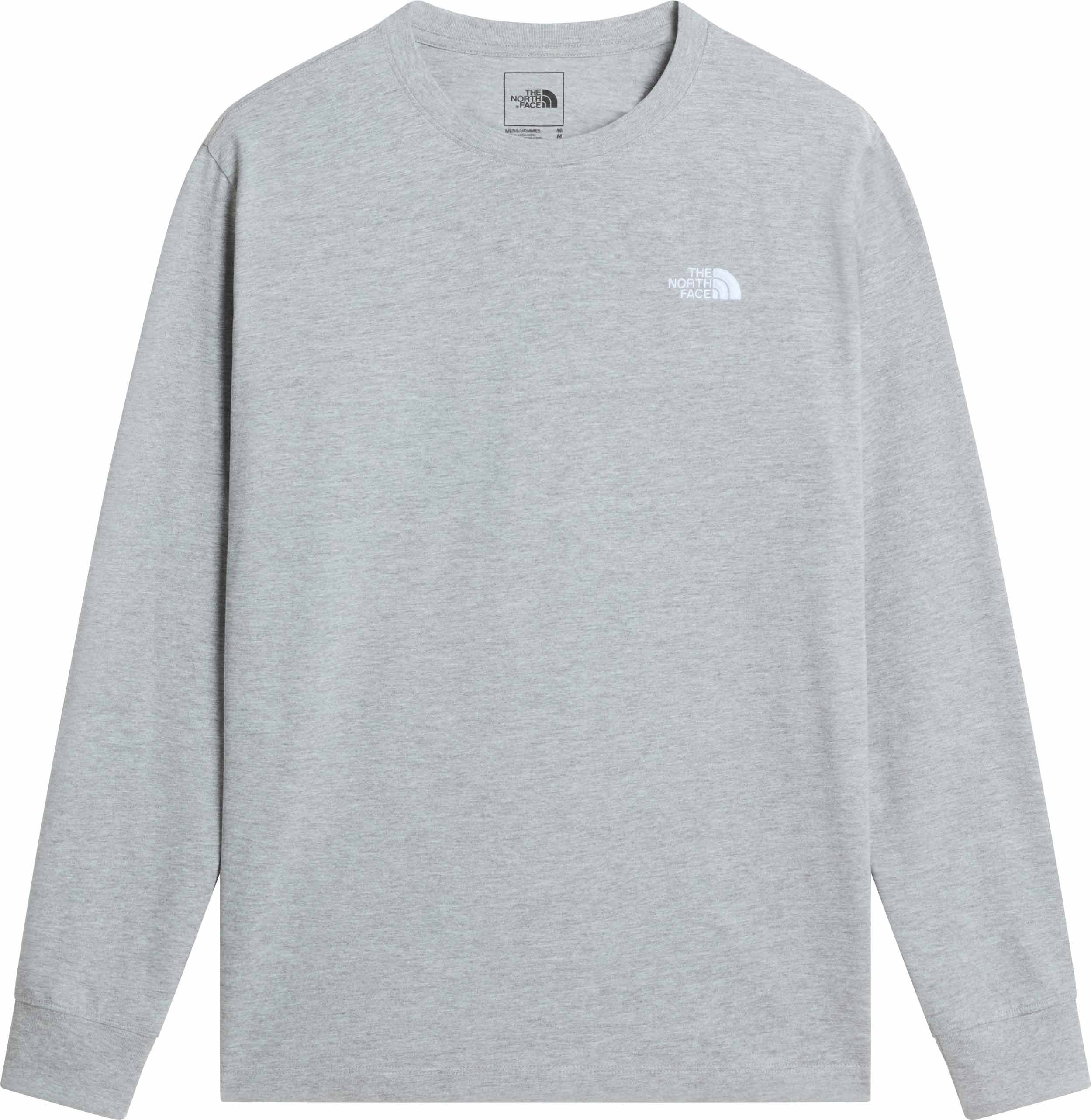 M Evolution Simple Dome Regular Long Sleeve TNF Pale Grey Heather + The North Face
