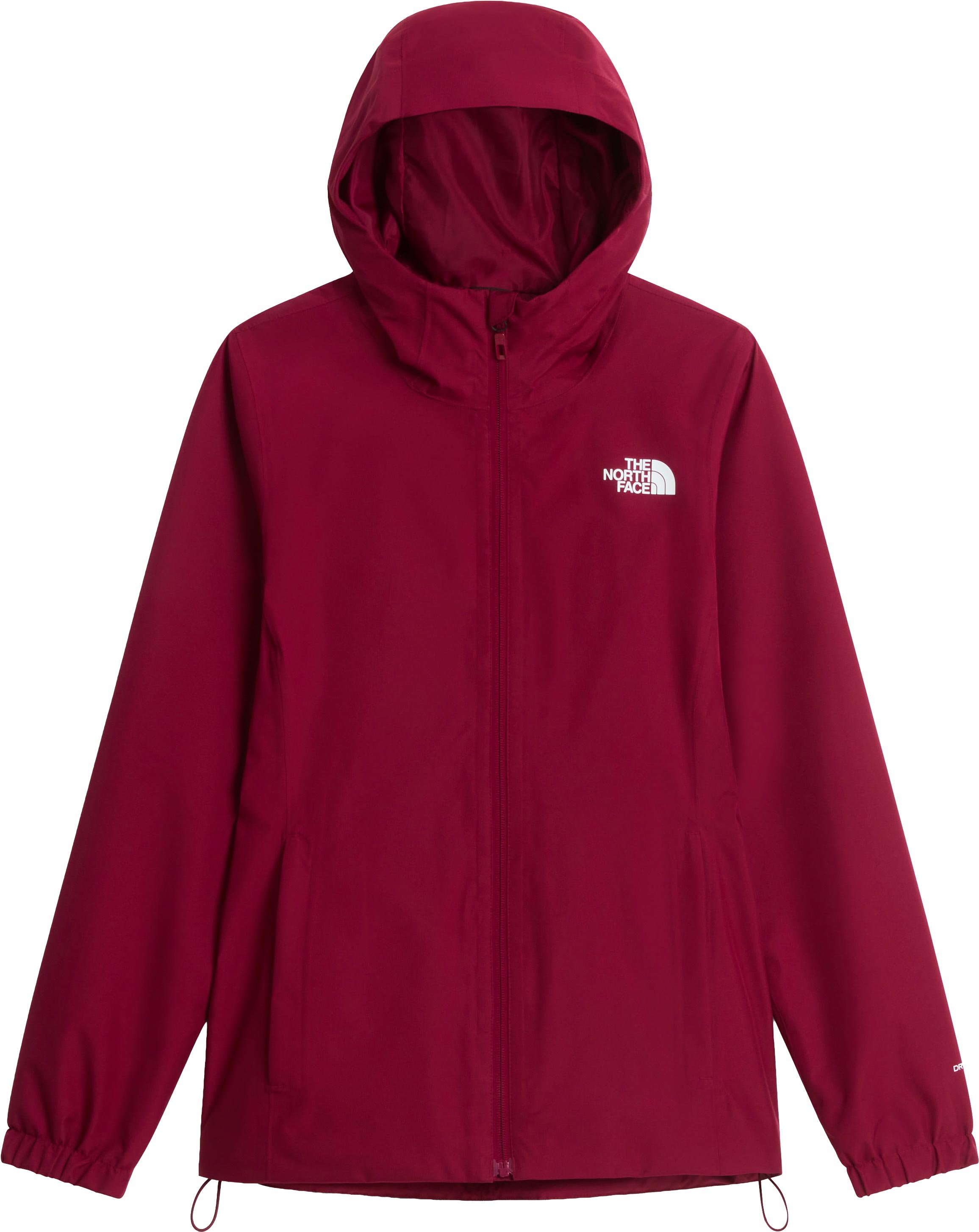 W Quest Jacket Burgundy Crush + The North Face