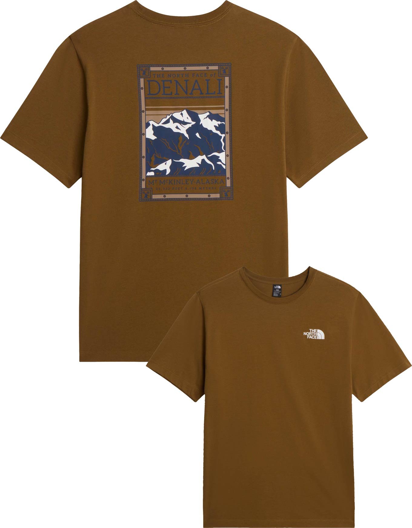 M North Faces Reg SS Tee Graphic Caraway Seed + The North Face
