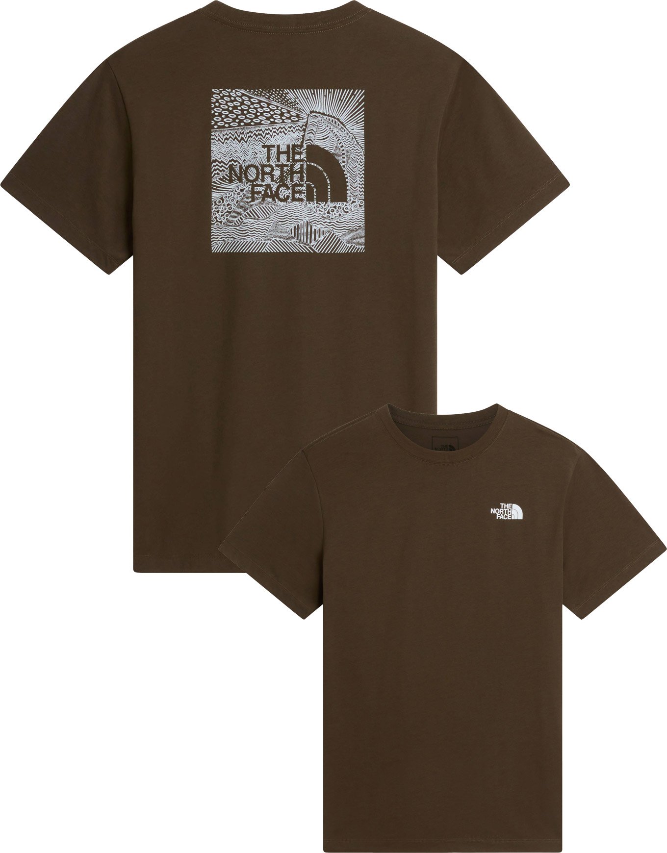 M Box Nse Celebration Reg SS Tee New Taupe Green + The North Face