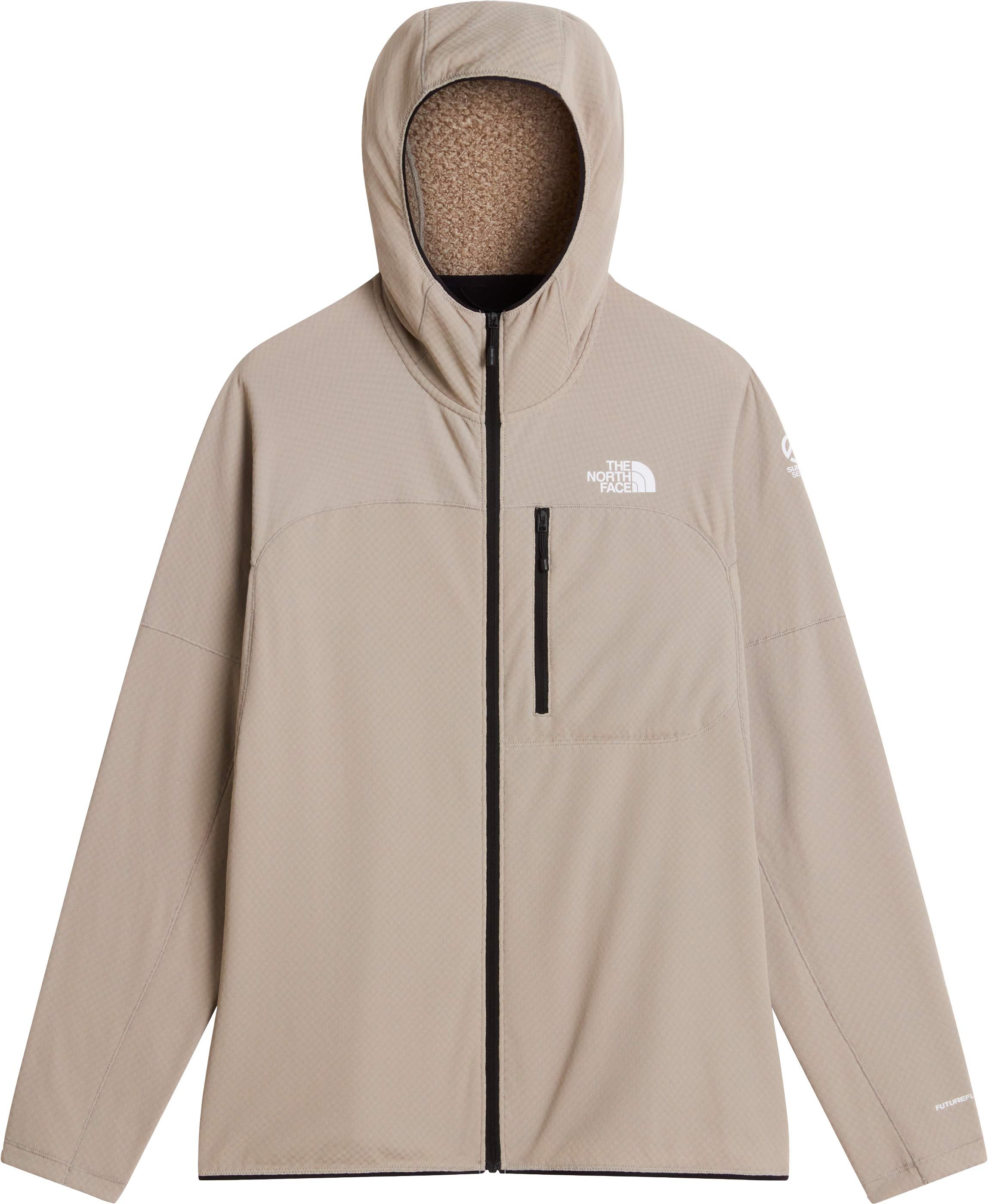 M Summit Futurefleece FZ Hoodie Stone Slab + The North Face