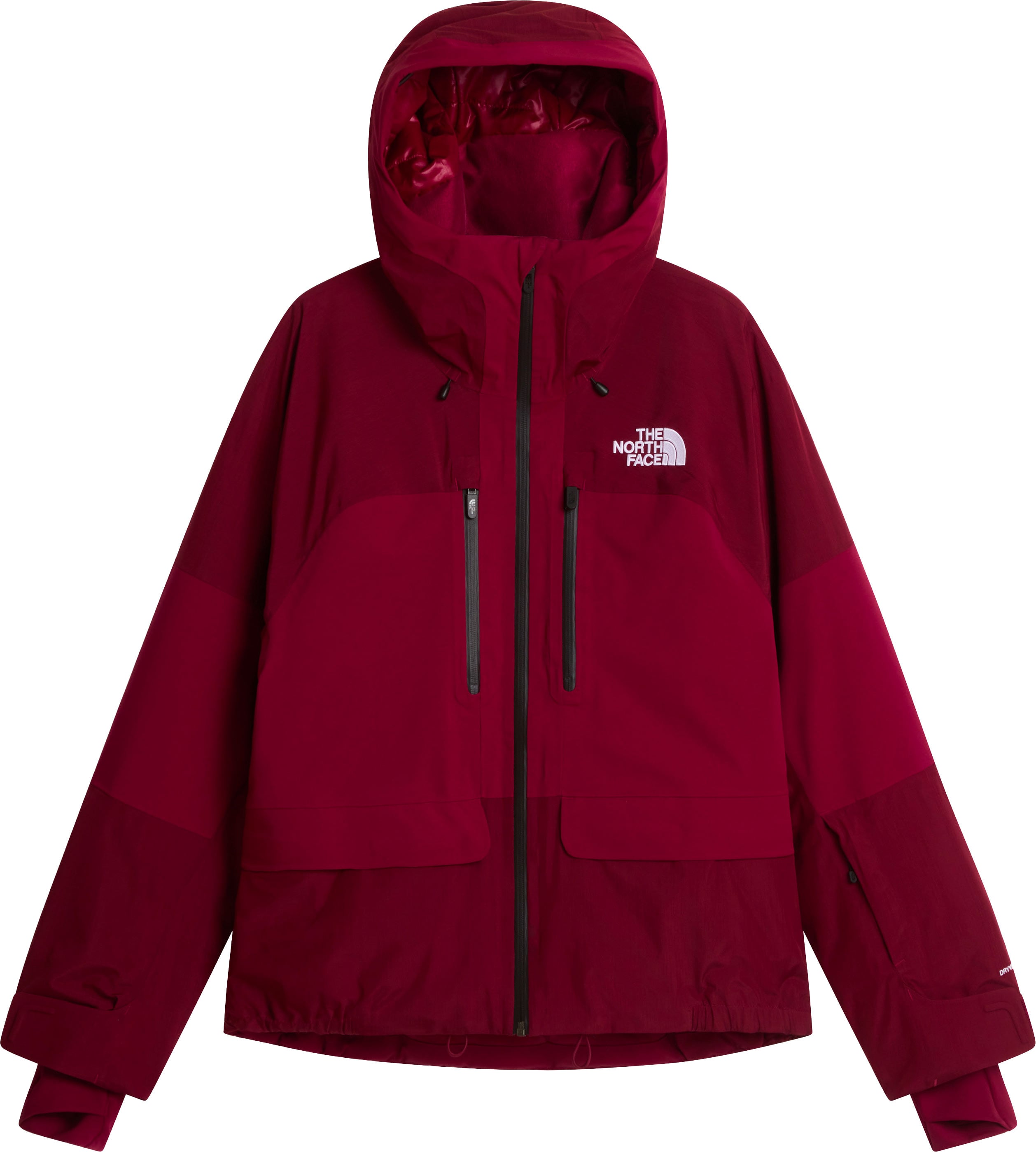 W Powstar Jacket Burgundy Crush + The North Face