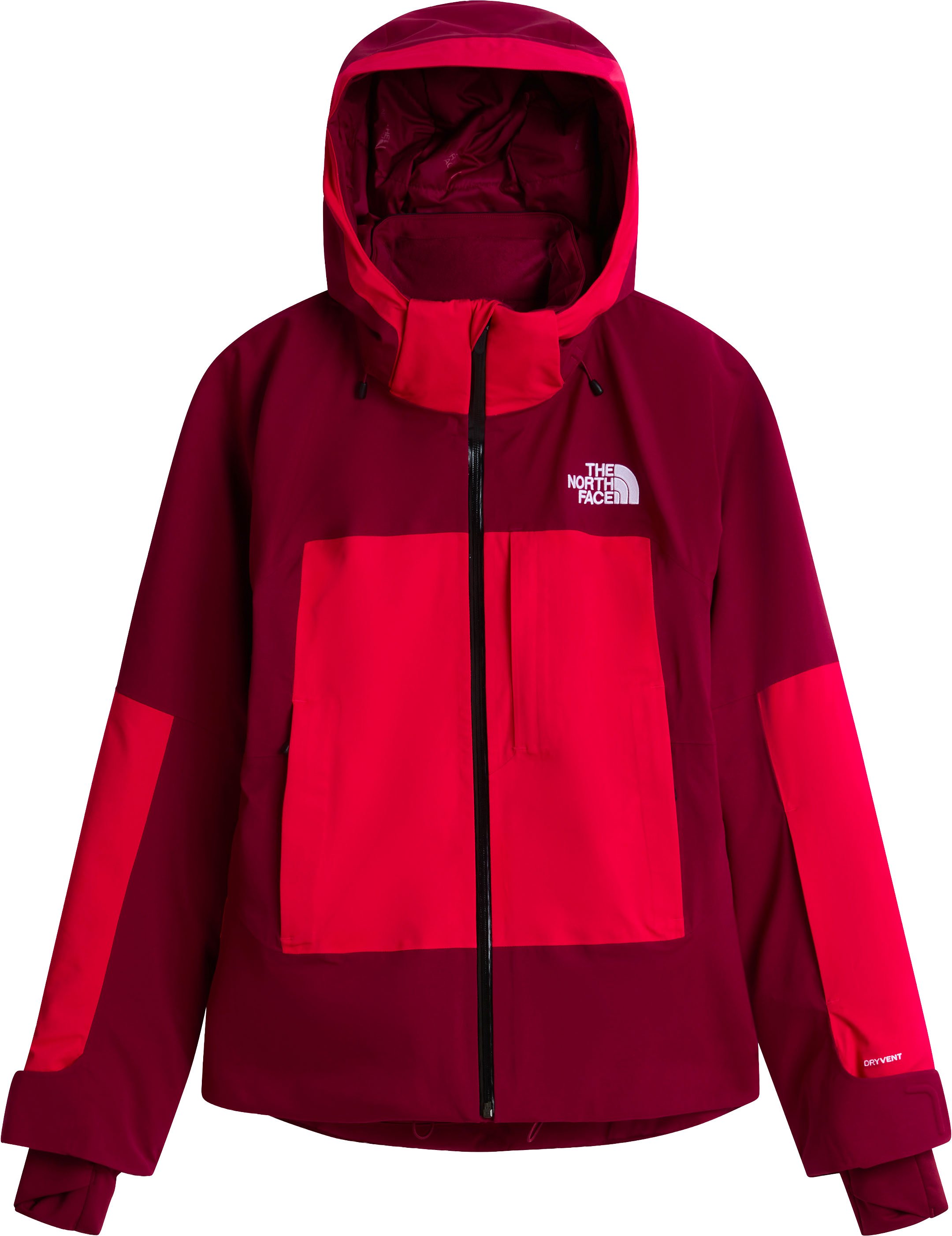 W Lenado Jacket Lali Guran Burgundy Crush + The North Face
