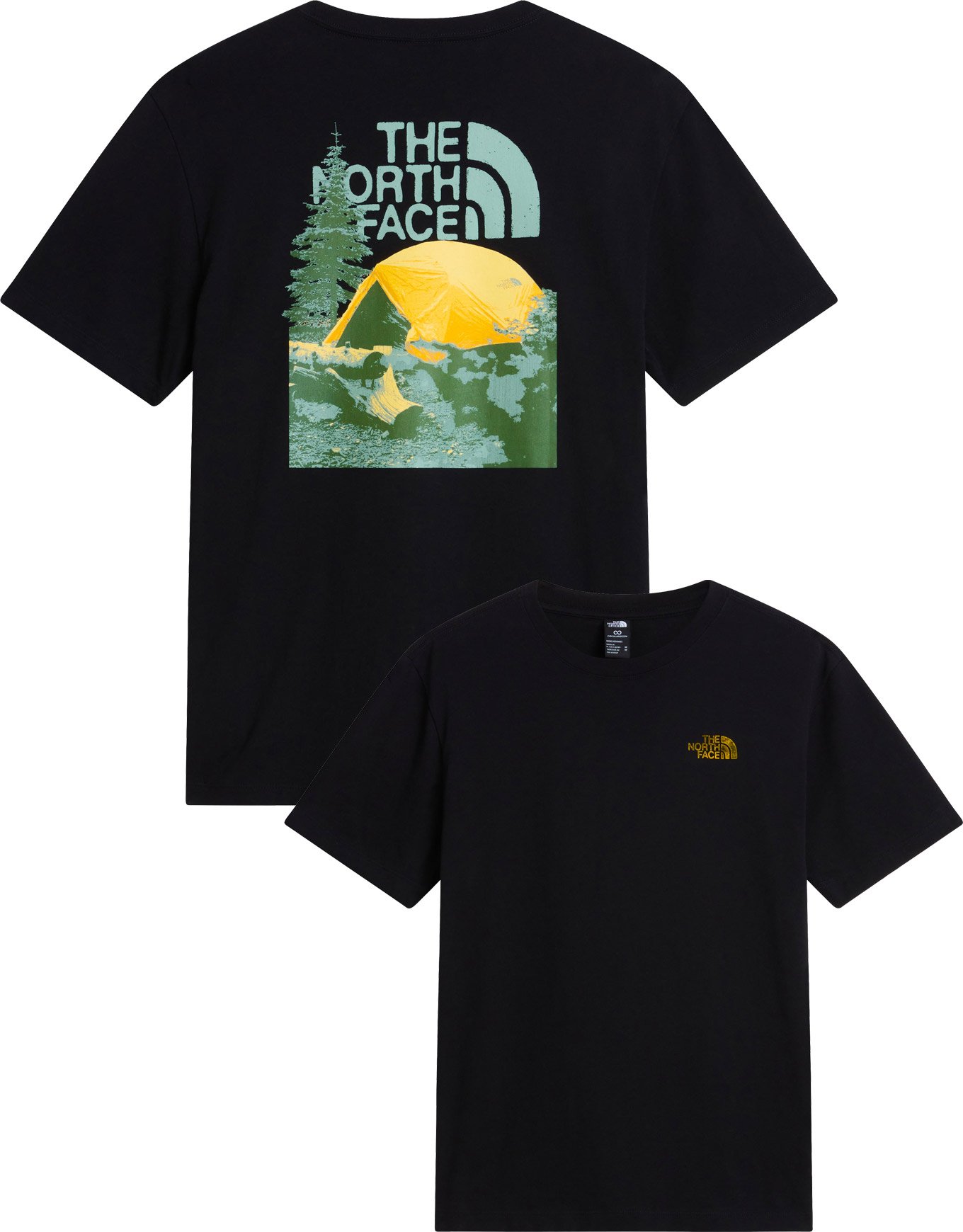 M Pitch A Tent Relaxed SS Tee TNF Black + The North Face
