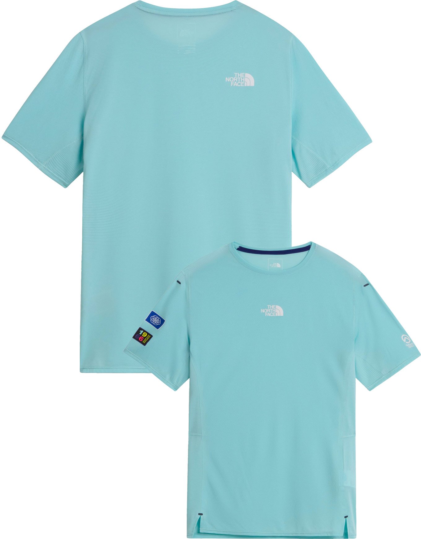 M Summit High Trail SS Graphic Canal Blue + The North Face