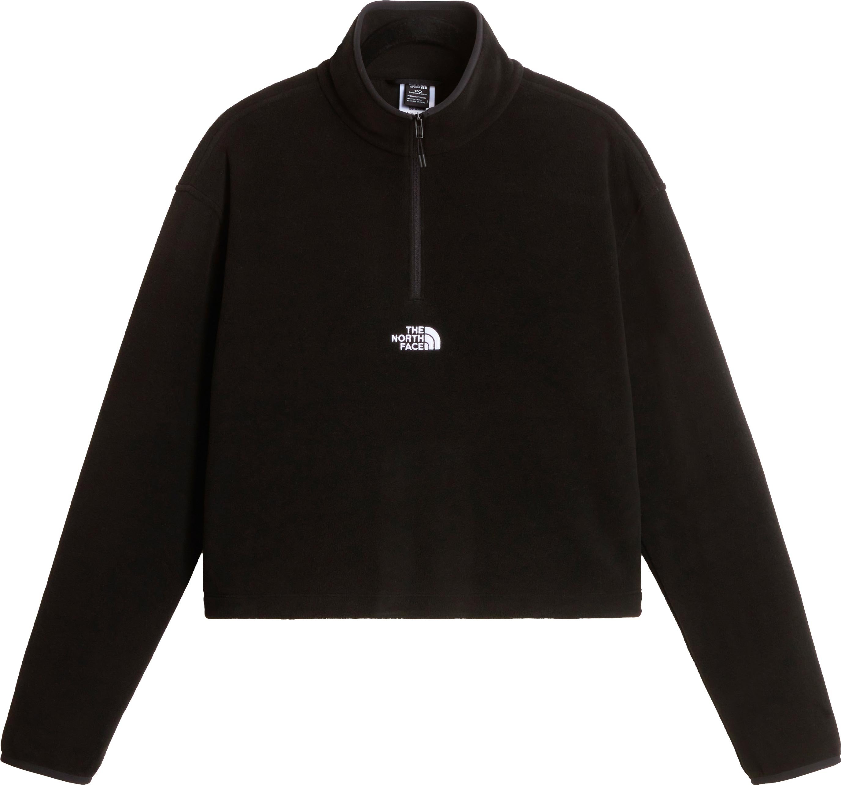 W Novelty Logo Glacier 1/4 Zip TNF Black + The North Face