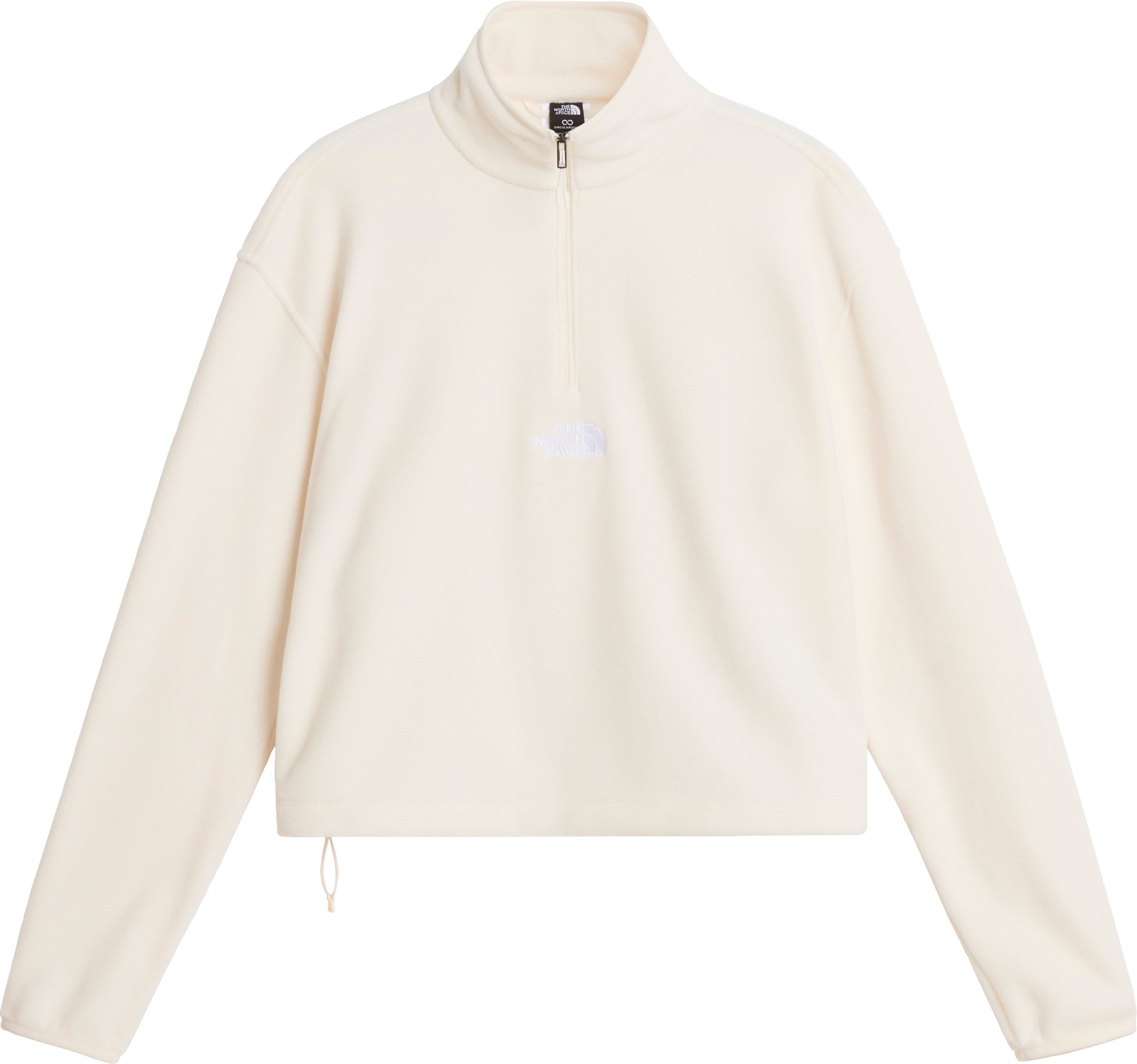 W Novelty Logo Glacier 1/4 Zip White Dune + The North Face