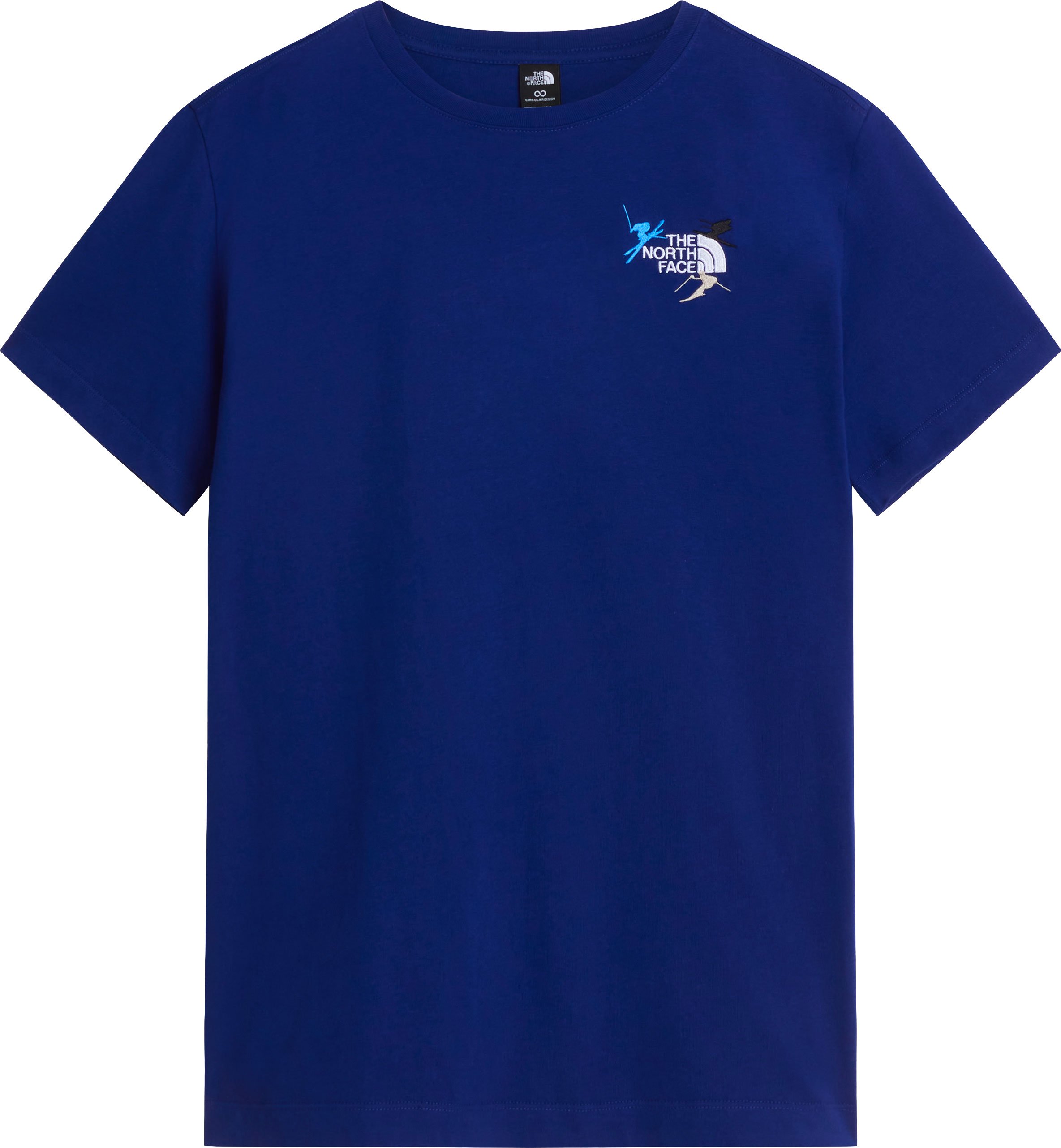 U Off Piste Embro Rlx SS Tee Graphic Bold Blue + The North Face