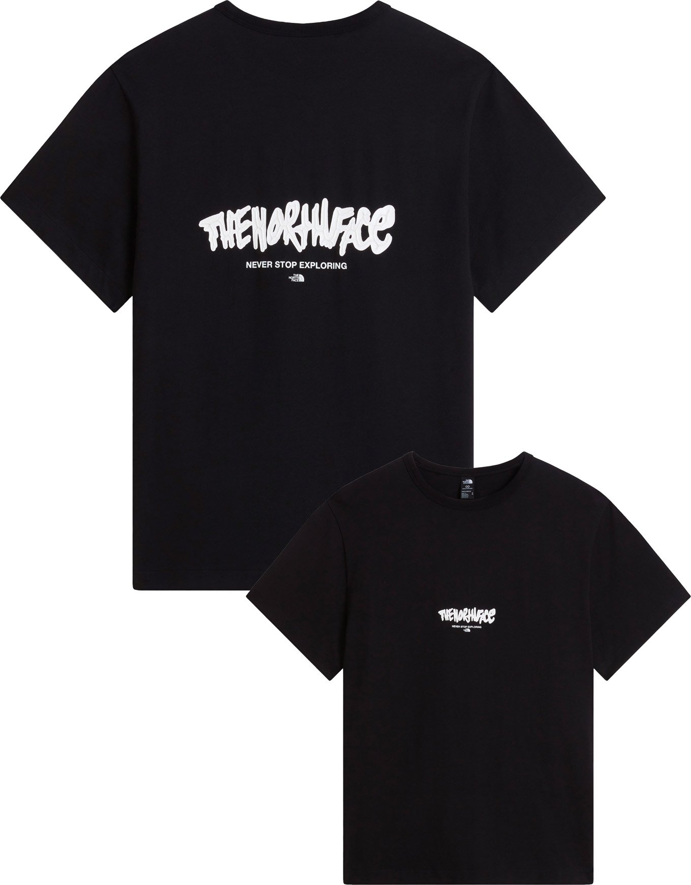 U Nse Relaxed SS Tee Logo Play TNF Black + The North Face
