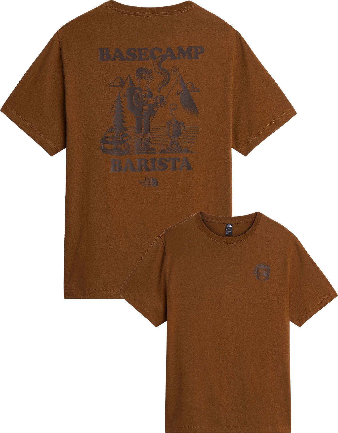 U Basecamp Barista Rlx SS Tee Graphic Caraway Seed + The North Face