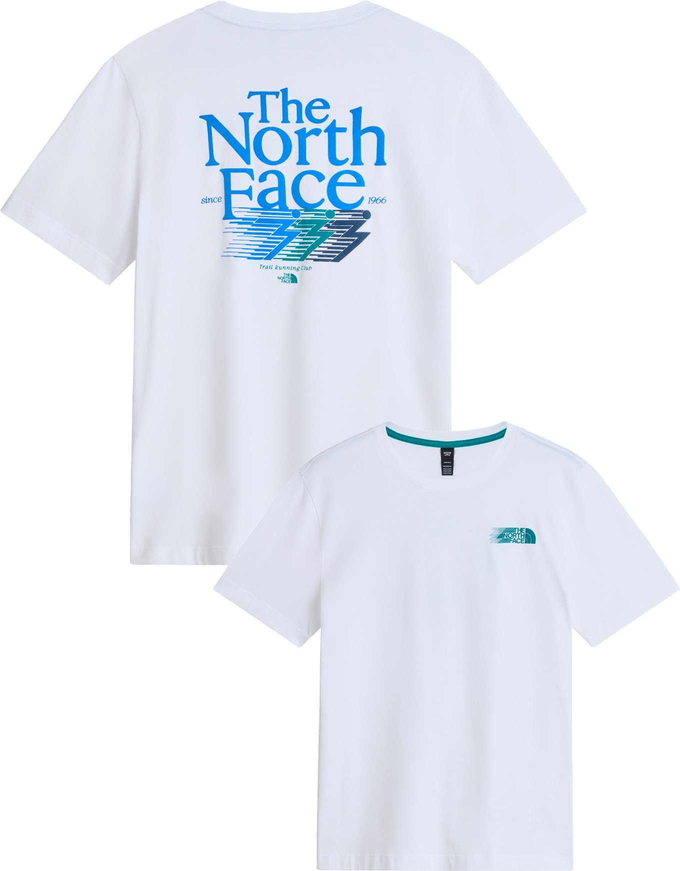 M Retro Trail Rlx SS Tee Graphic TNF White + The North Face