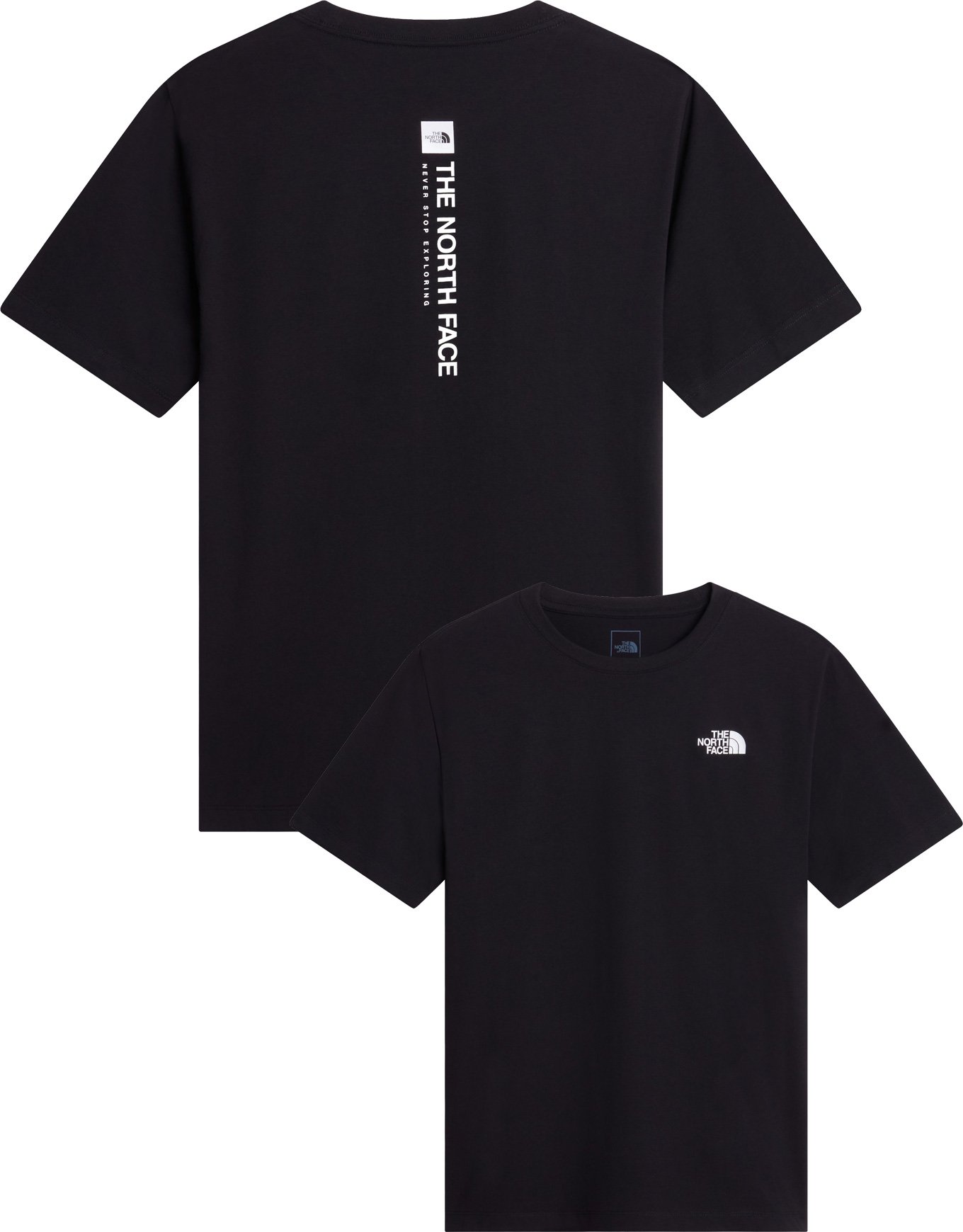 M Vertical Reg SS Tee Graphic TNF Black + The North Face