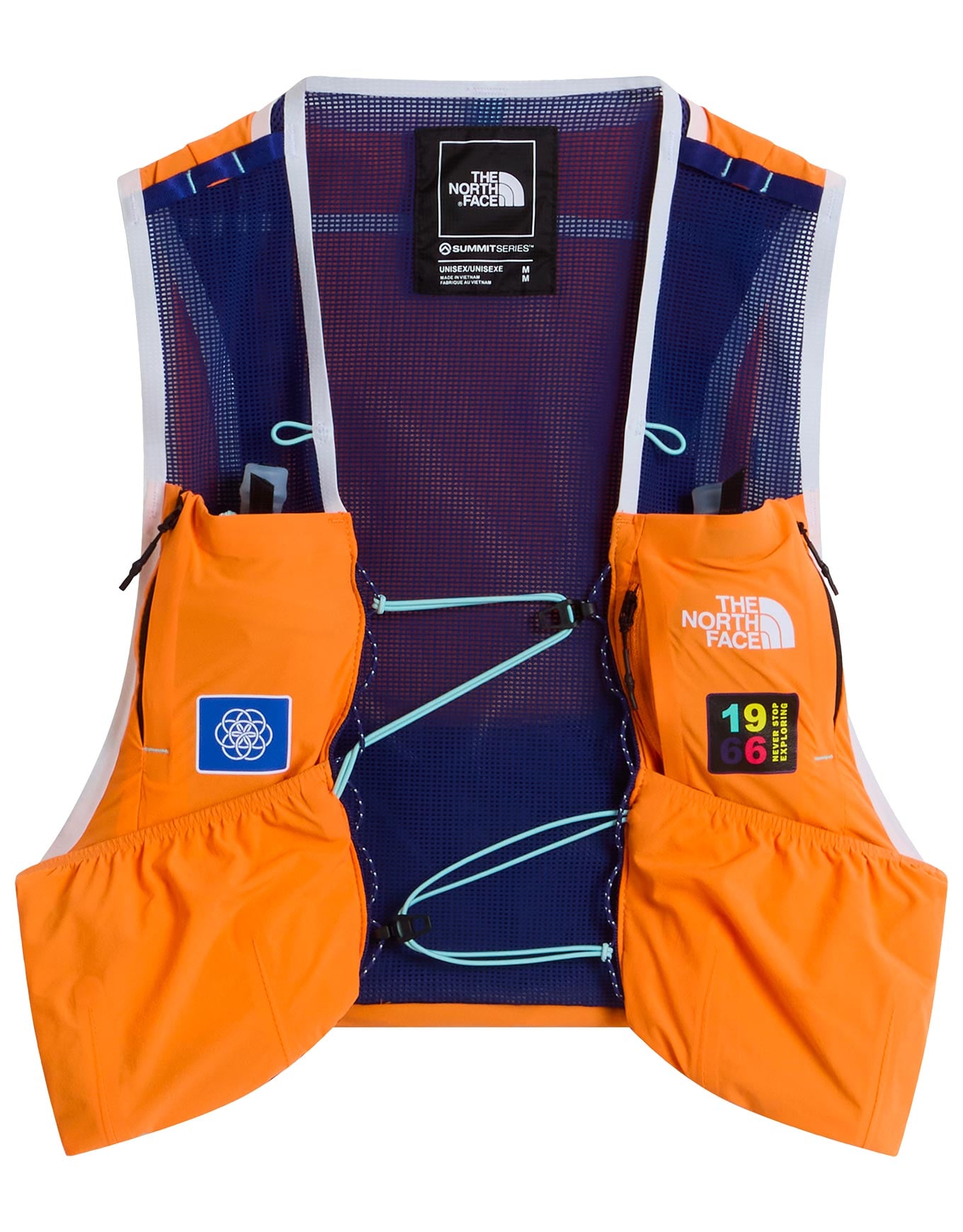 Summit Run Vest 10 Papaya/Bold Blue + The North Face