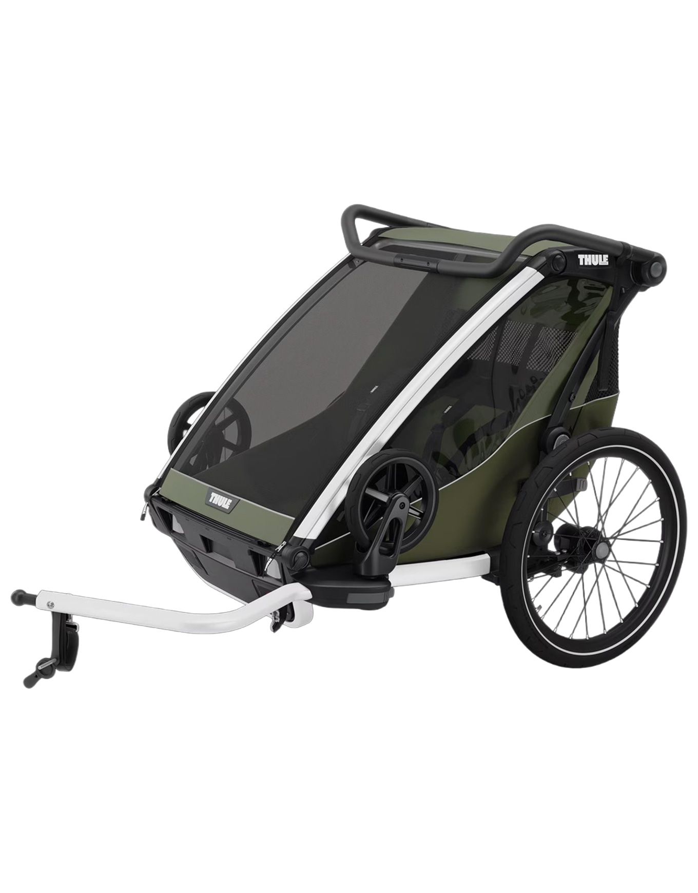 Chariot Lite Double Vintage Green + Thule