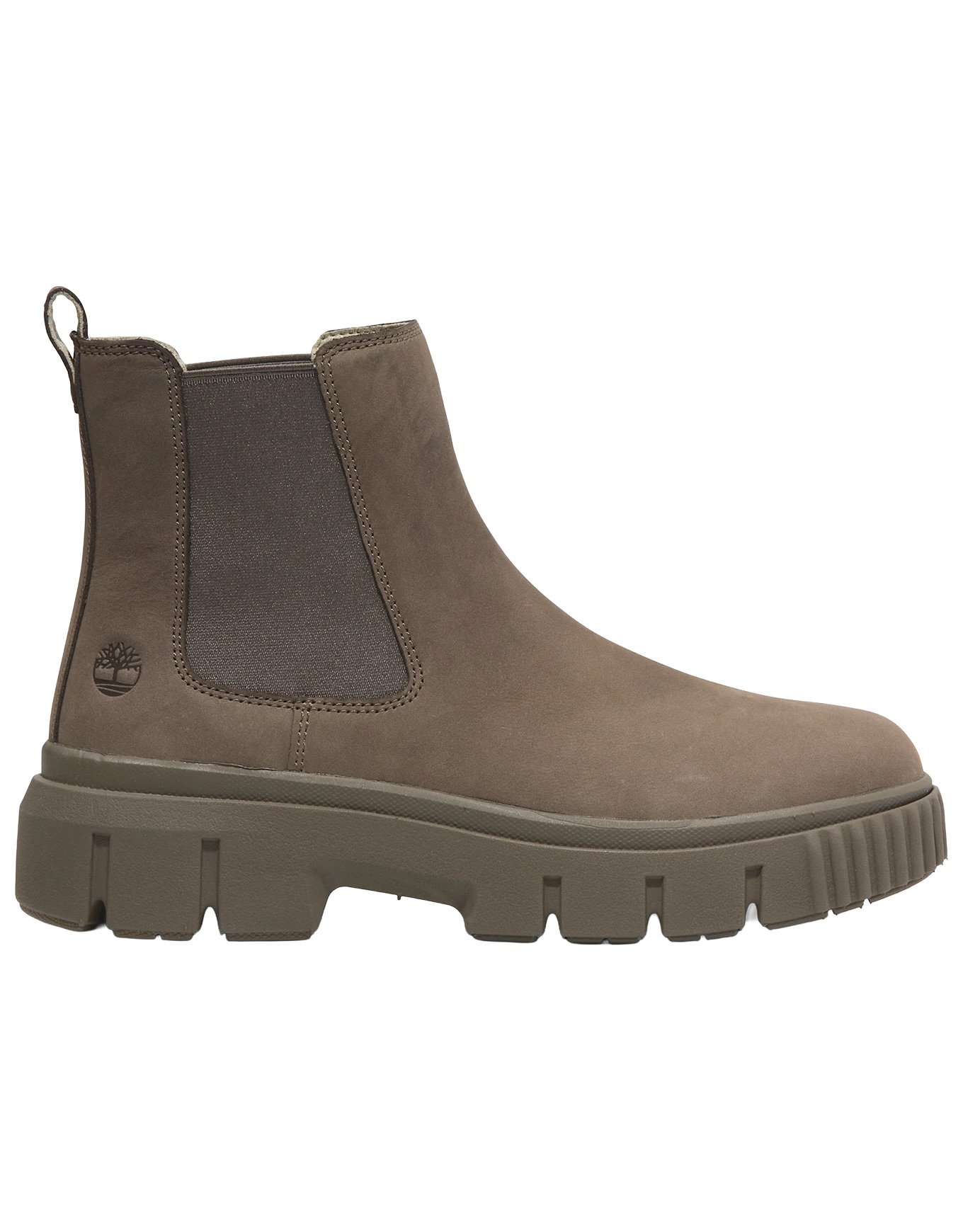 Greyfield Mid Chelsea Boot W Medium Brown Nubuck + 