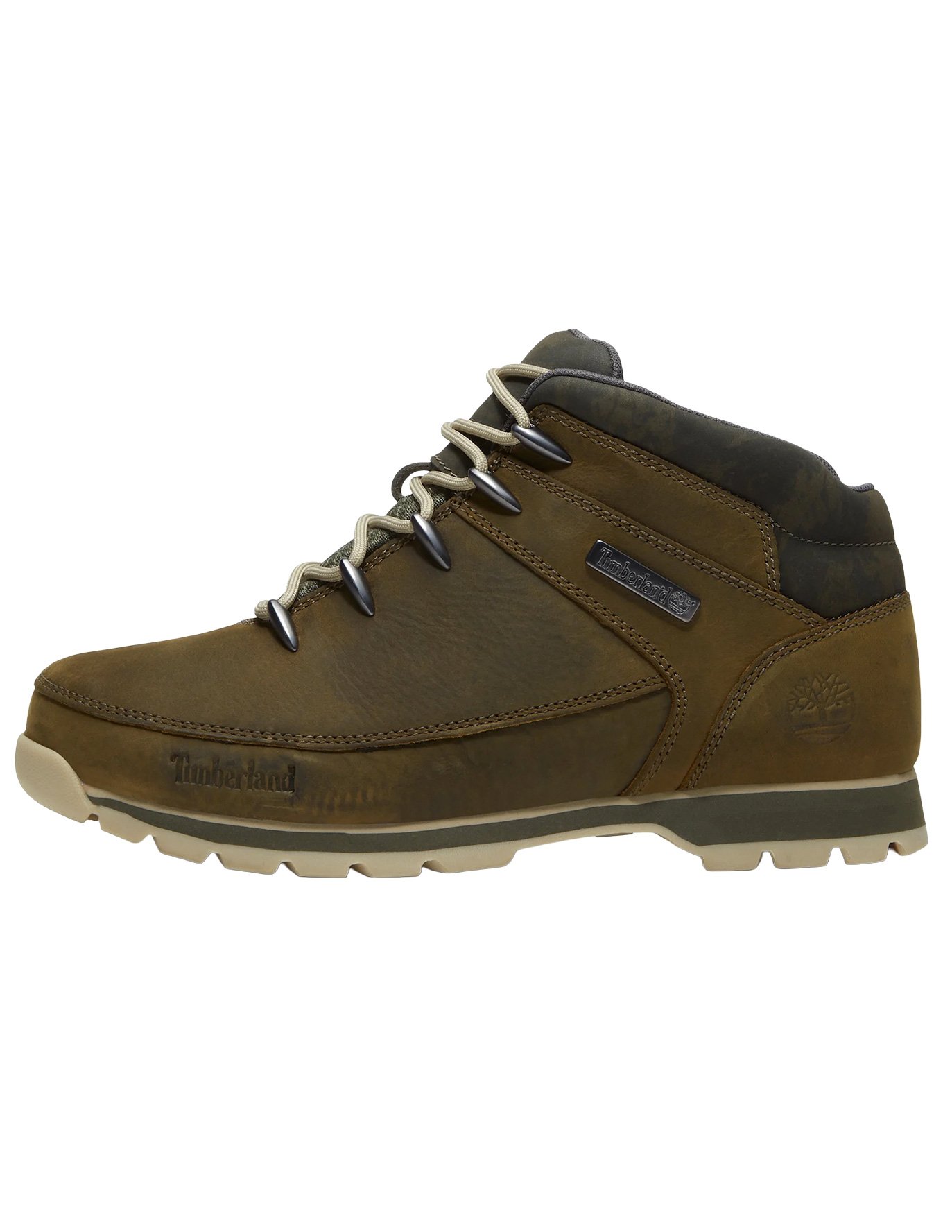 Euro Sprint Mid Lace Up Boot Dk Green Nubuck W Camo + 