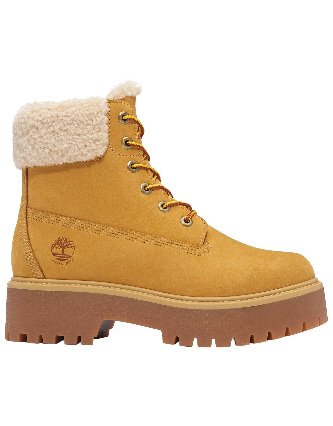 Stone Street Mid Warm Lined Waterproof Boot W Wheat Nubuck + 