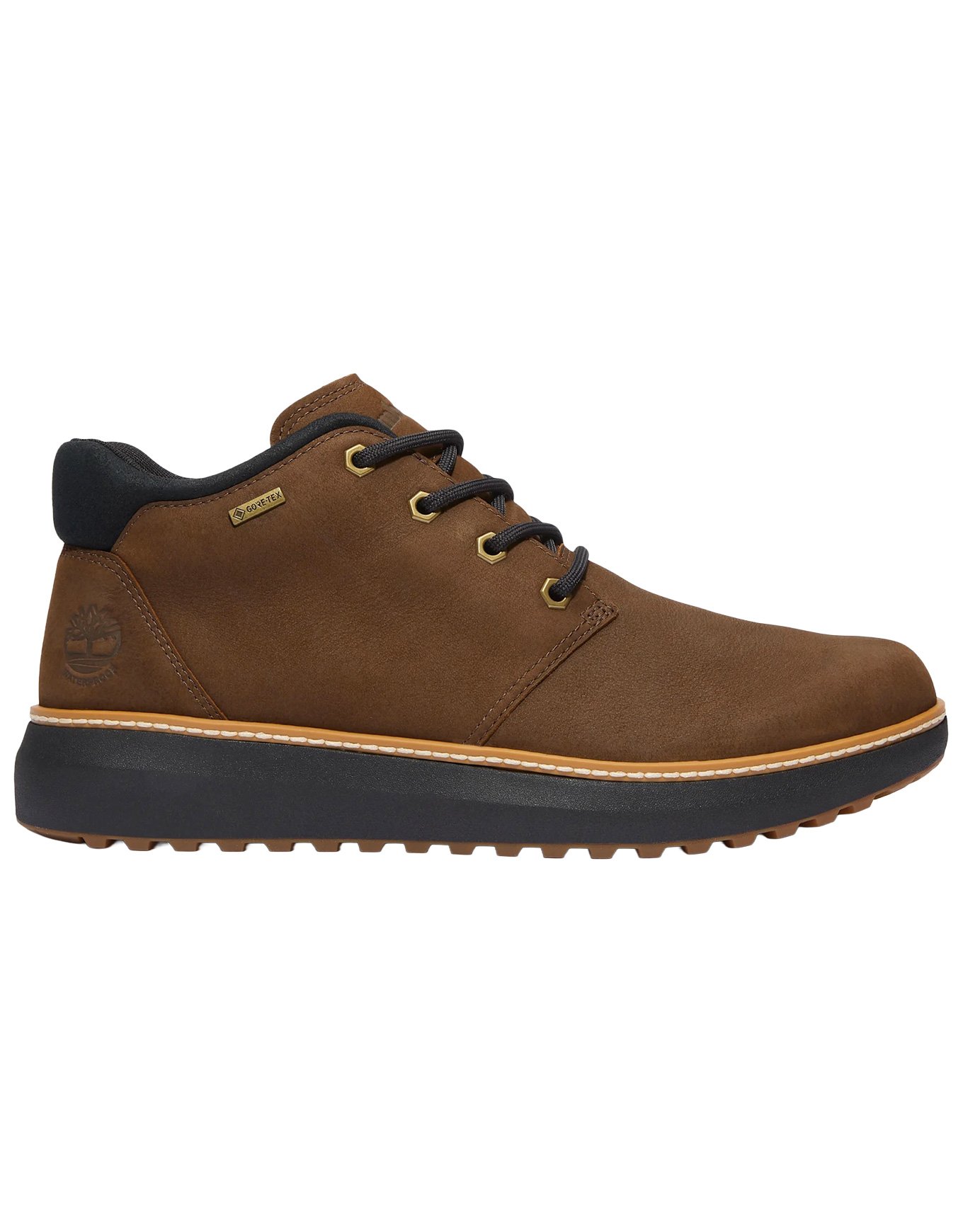 Hudson Road Mid Lace Up Gtx Chukka Boot Dark Brown Nubuck + 