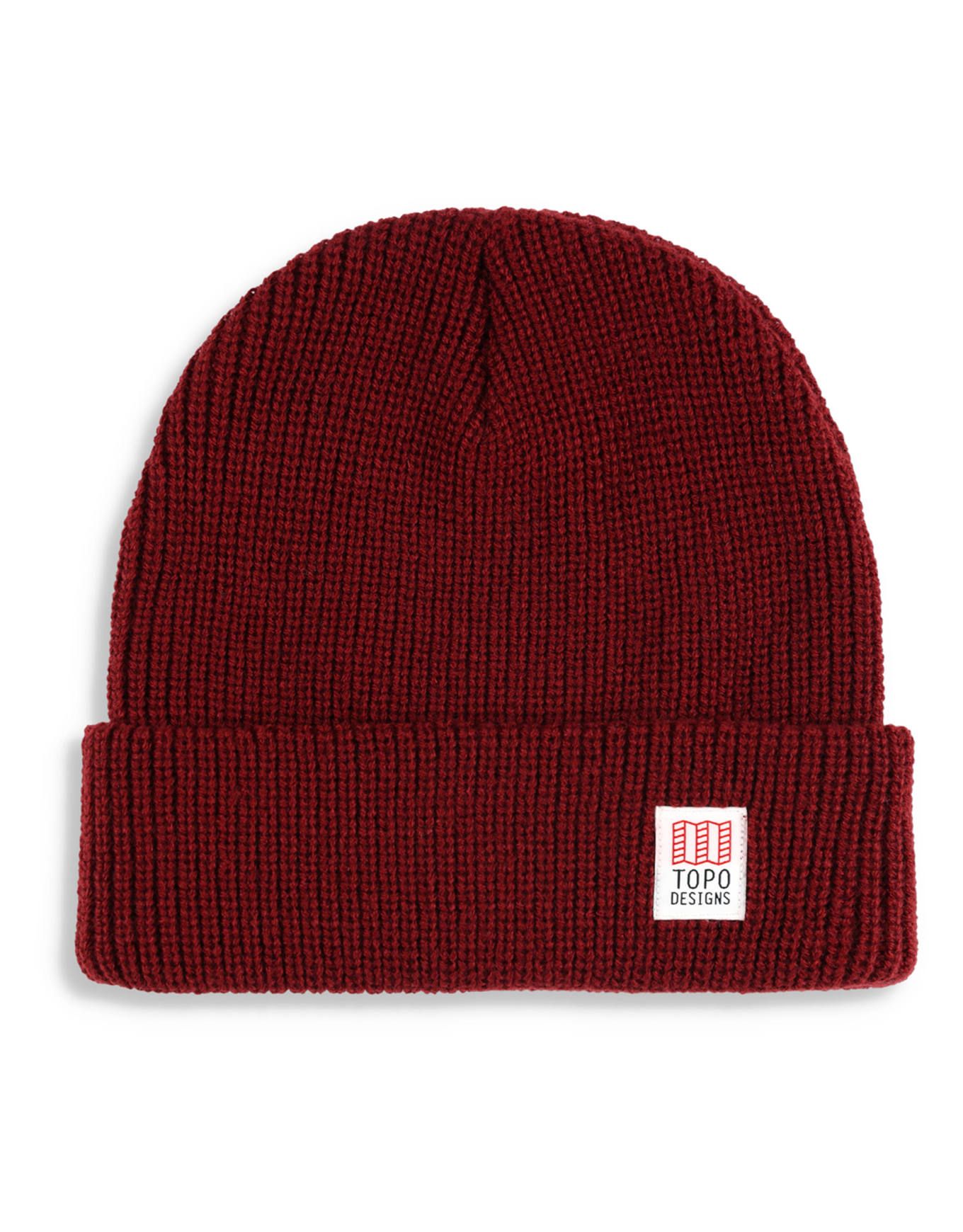Watch Cap Burgundy + Topo Designs
