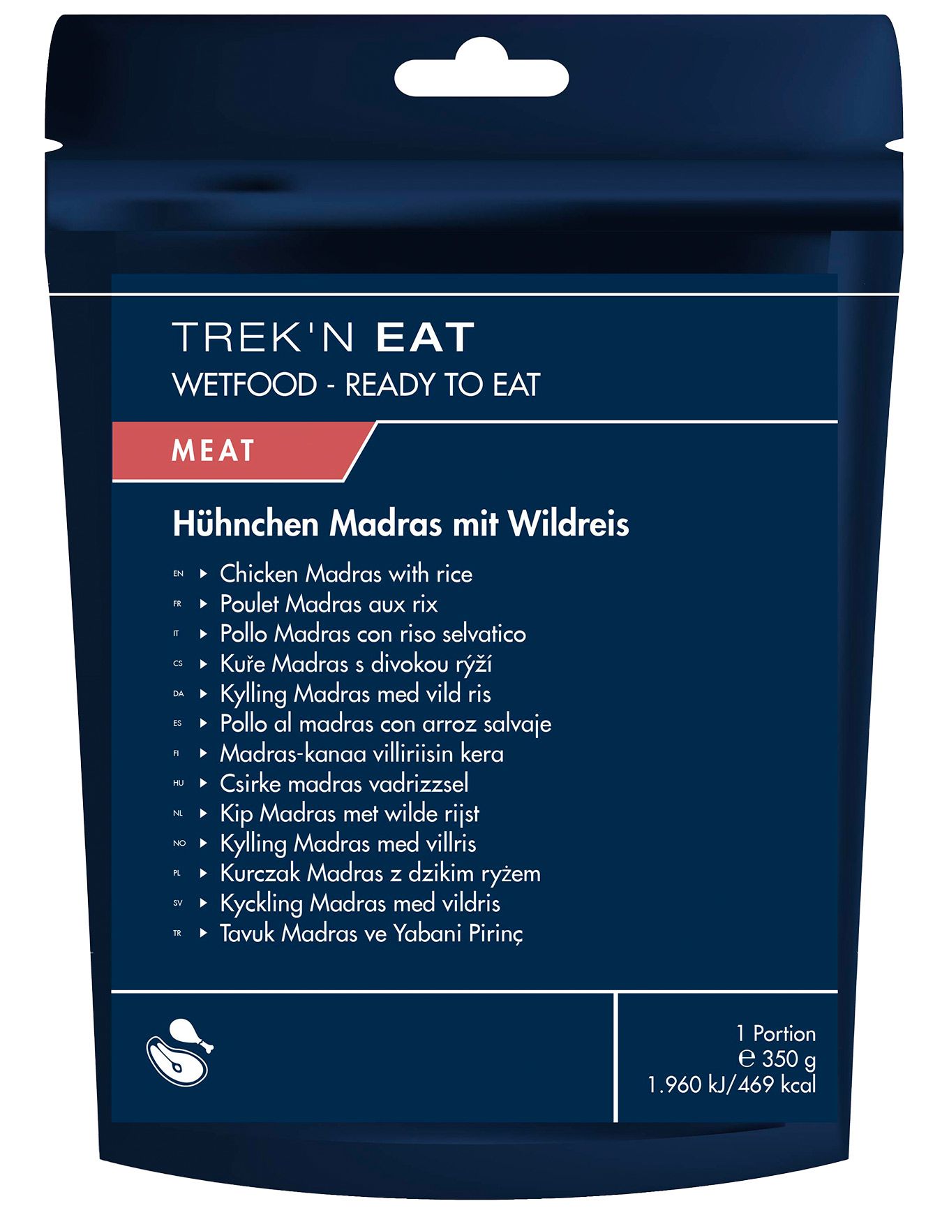 Poulet Madras avec Riz + Trek'n eat