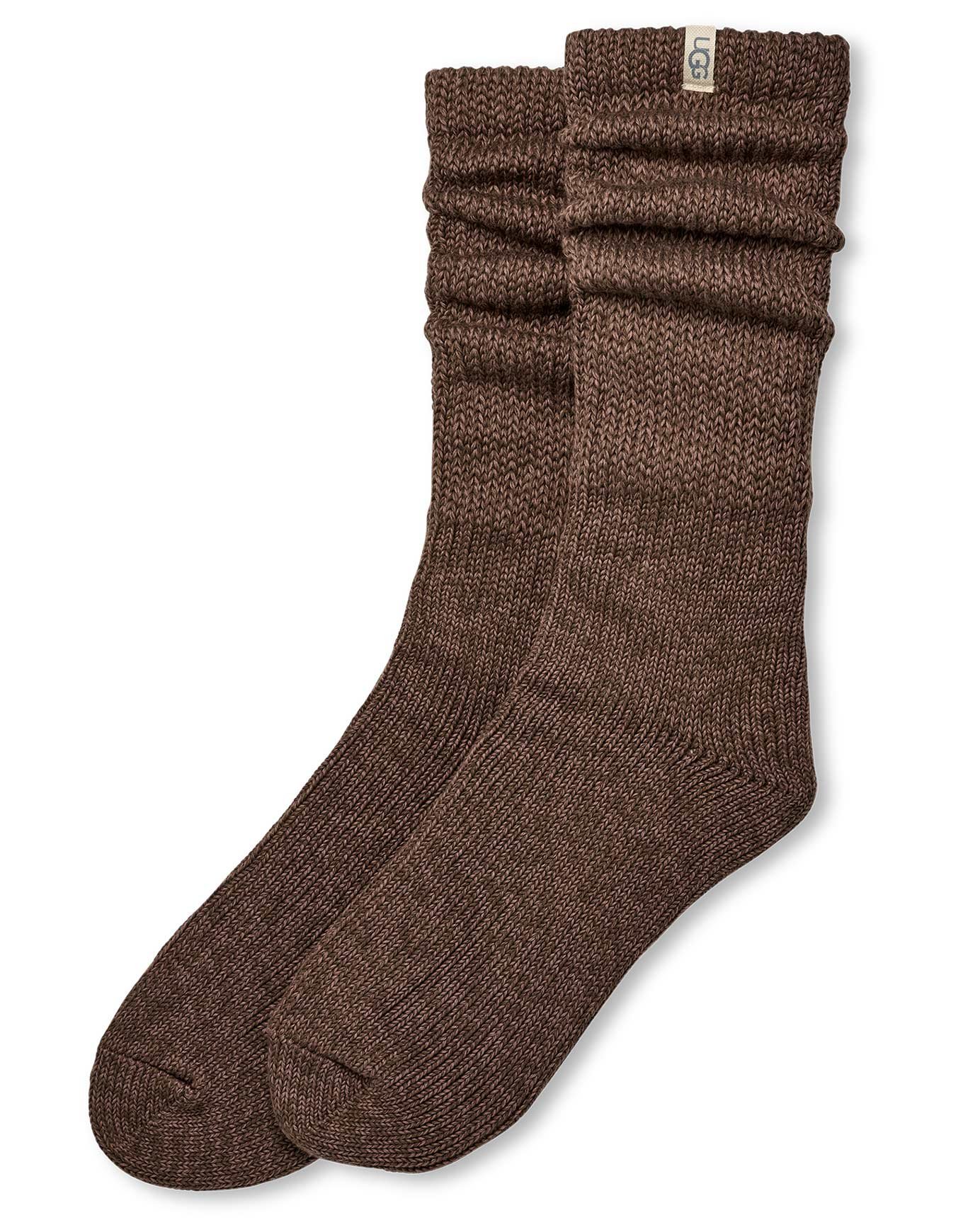 W Tyla Slouchy Crew Sock II Allspice + Ugg