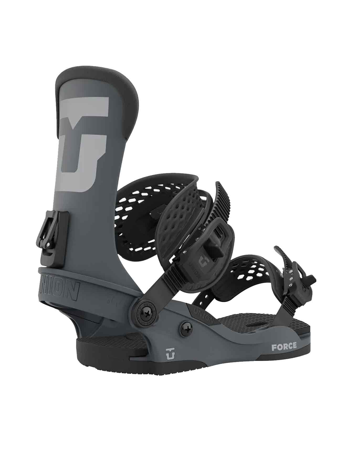 UNION FORCE/TEAM HB CHARCOAL GREY Ｌ Union Force Charcoal Grey Snowboard bindings : Snowleader