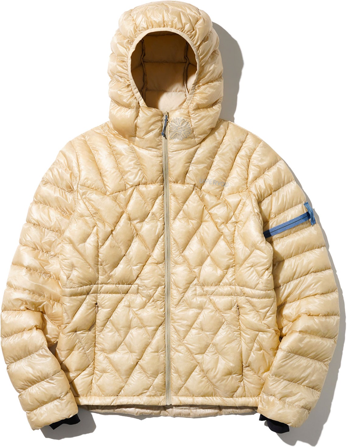 Cid S Hooded Mid Layer Down Jacket W Khaki + Uppervoid