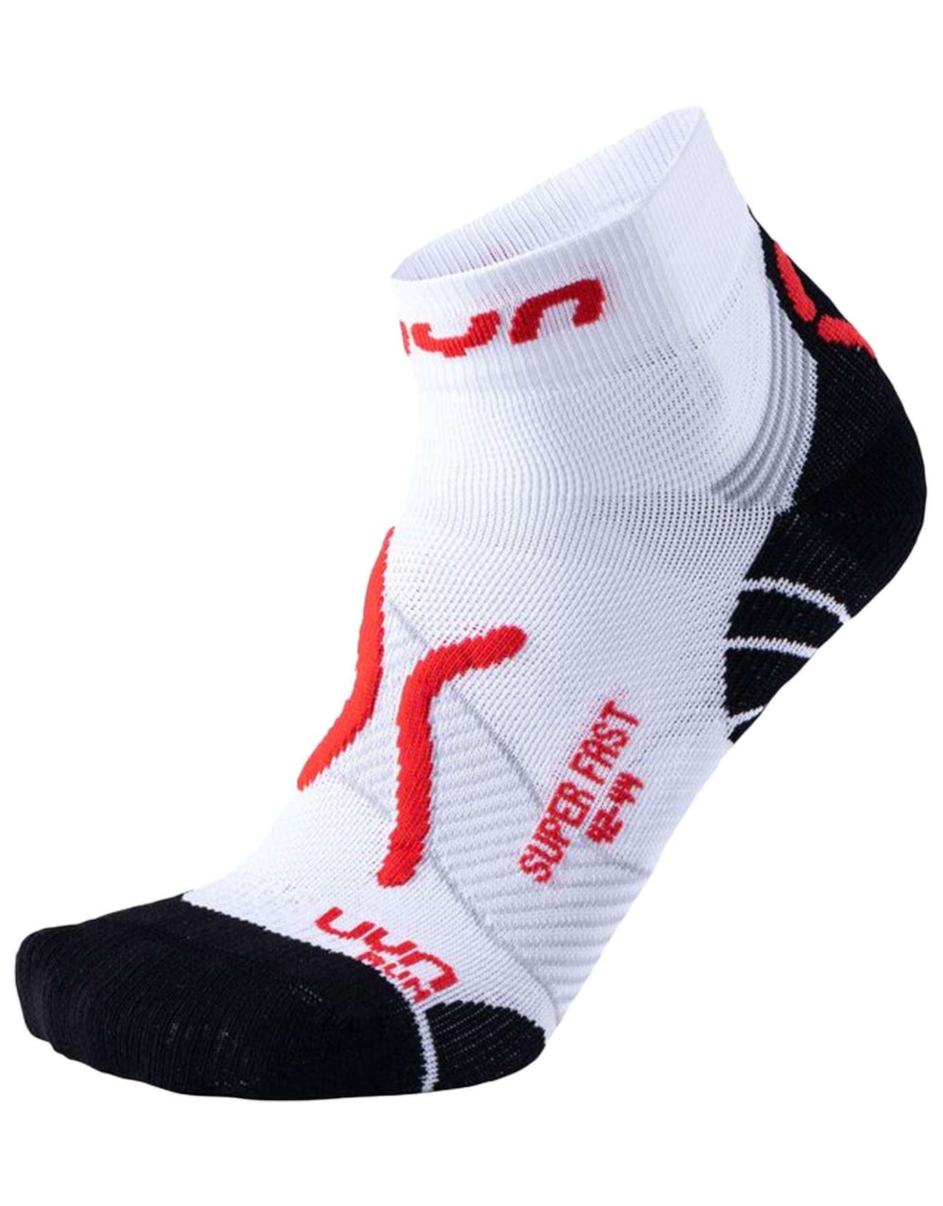 Man Run Super Fast Socks White/Red + Uyn