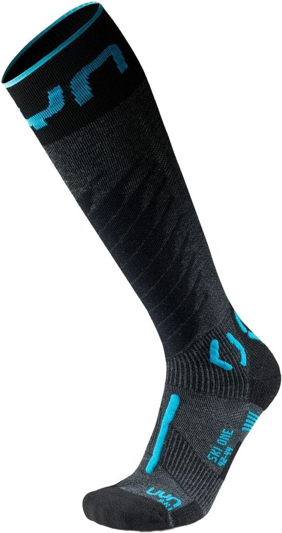 Chaussettes De Ski UYN One Merino - Thermorégulantes Et Sans Bord - Pour Femmes