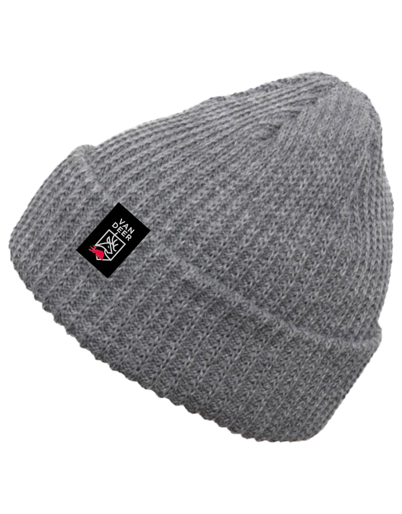 Rib Beanie Osfa Grey + Van Deer