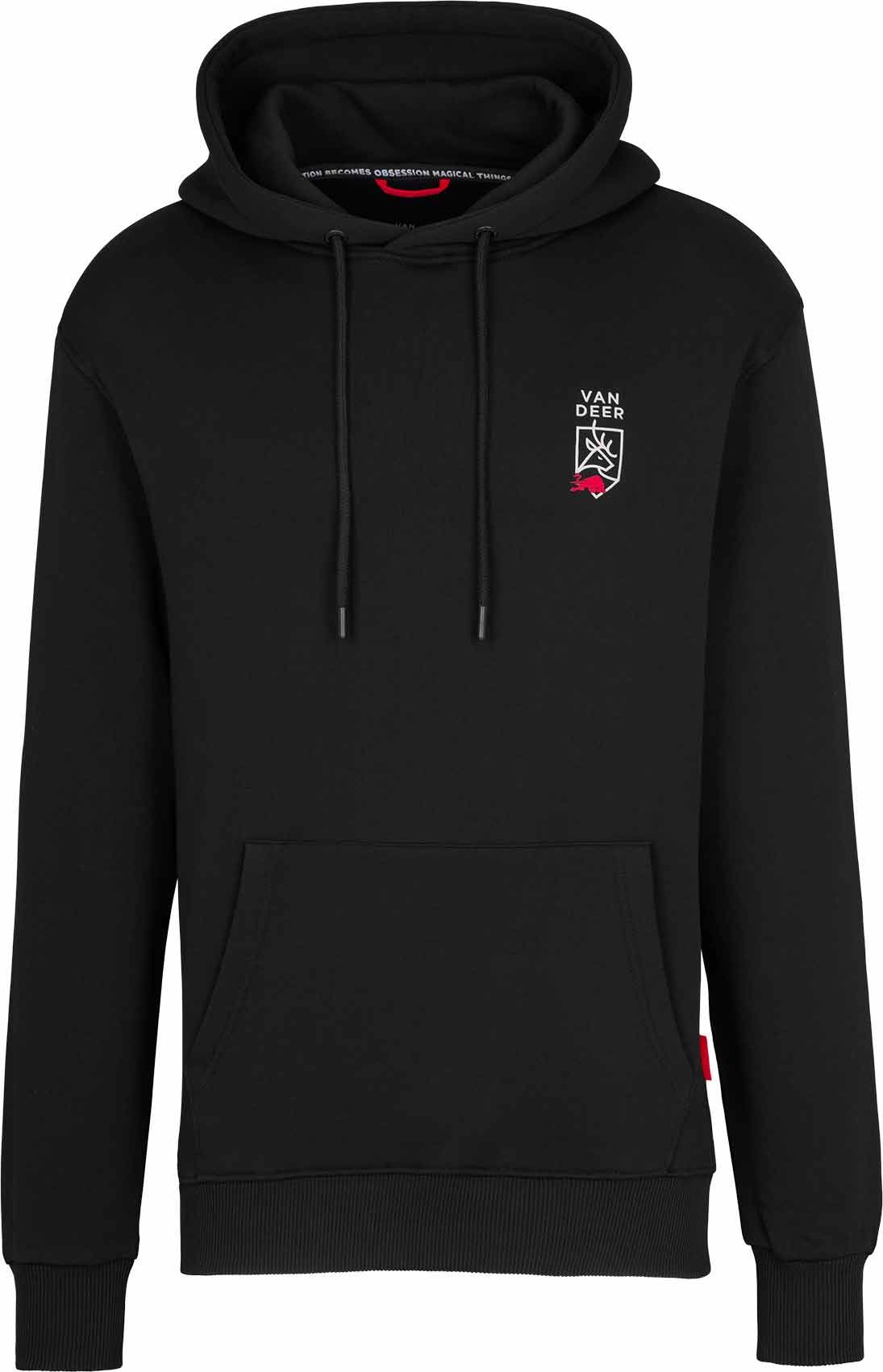 Essential Hoodie Black + Van Deer
