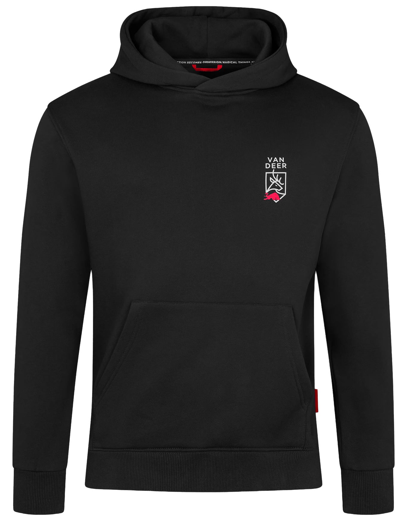 Essential Hoodie Black + Van Deer
