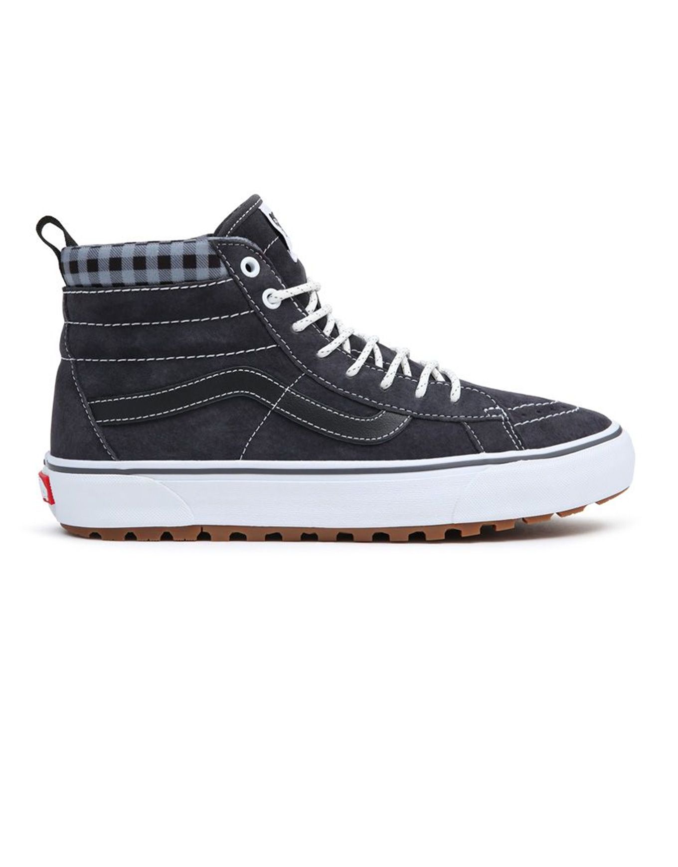 Sk8-Hi MTE-1 Plaid Grey White + Vans