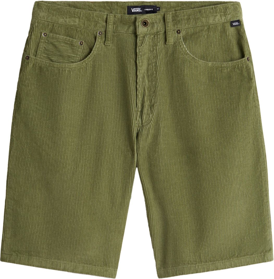 Check-5 Loose Corduroy Loden Green + Vans