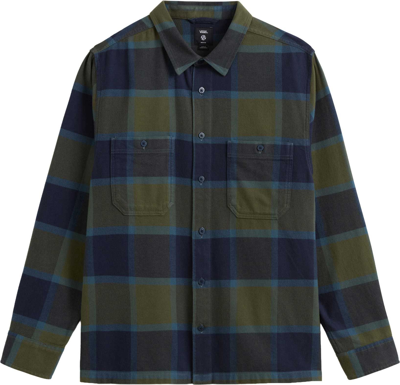 Larkspur Plaid Flannel Grape Leaf/Parisiannght + Vans