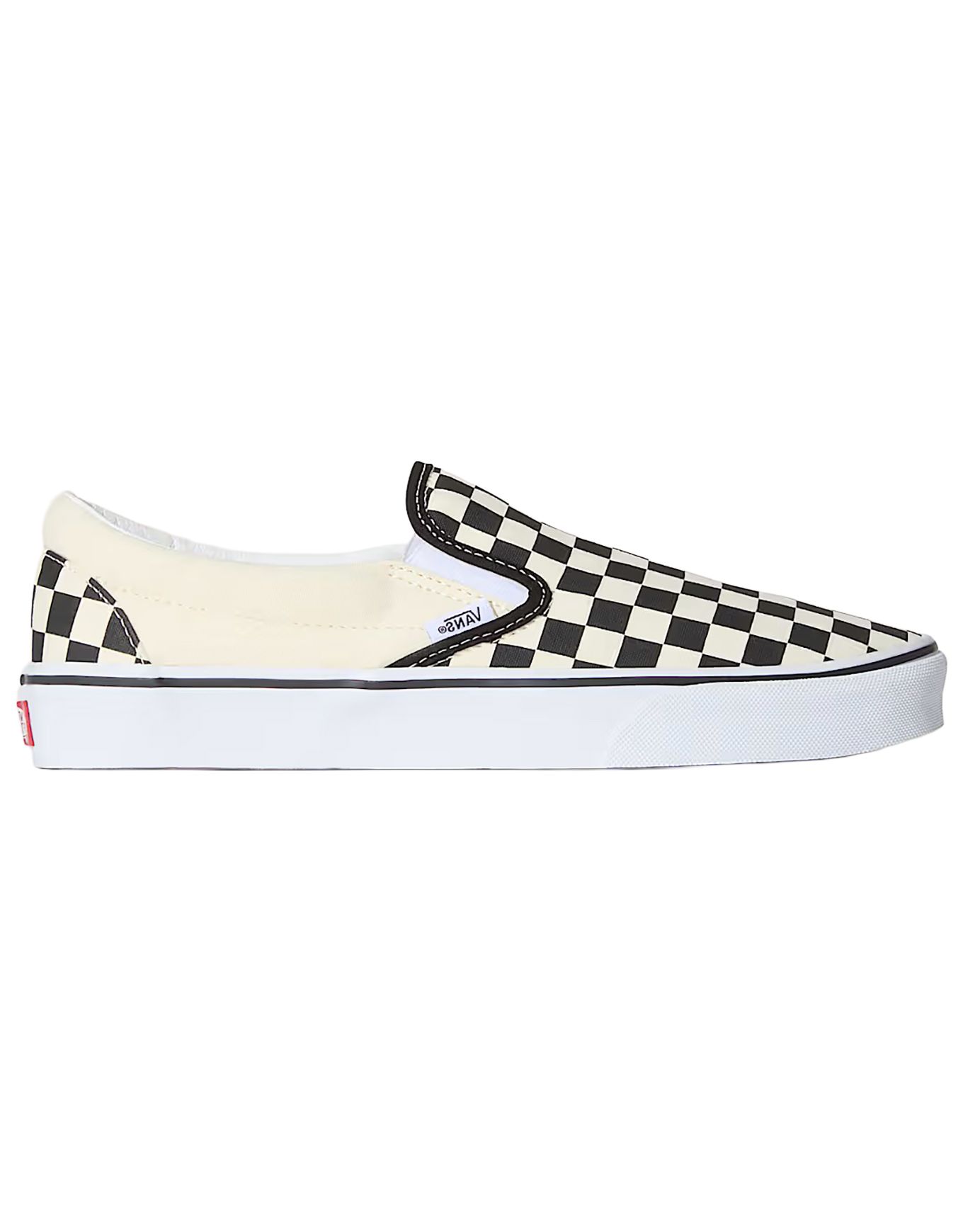 Ua Classic Slip-On Black/Off White Checkerboard + Vans