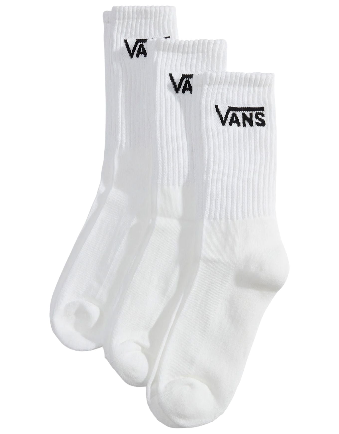Classic Crew Socks White + Vans