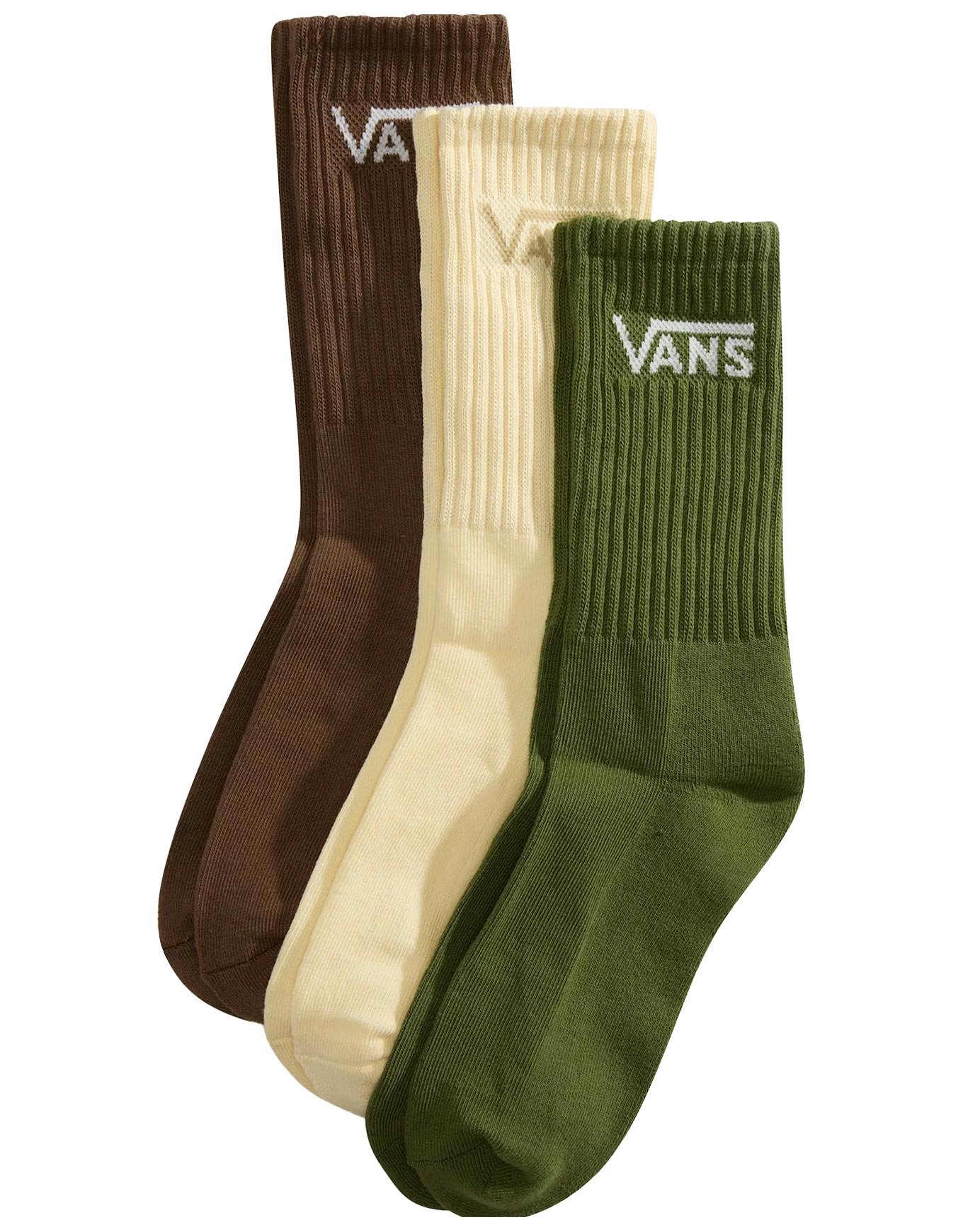 Classic Crew Socks Green Balsam + Vans